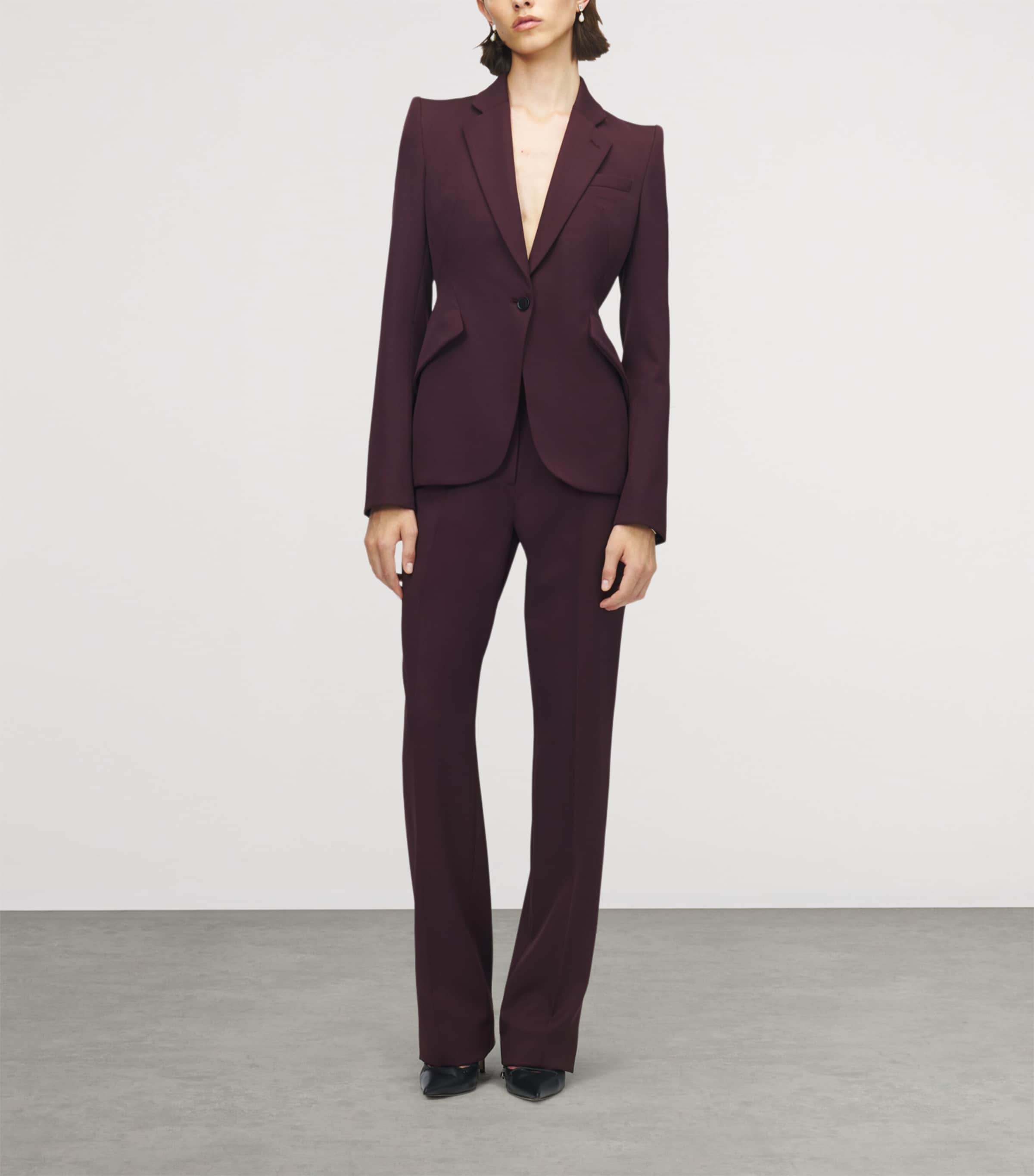 Wool Single-Breasted Blazer 5146 Image 2