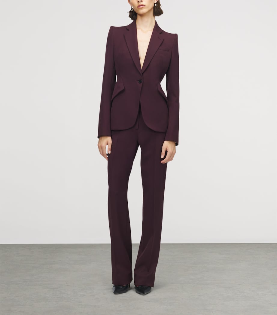 Wool Single-Breasted Blazer 5146 Image 2