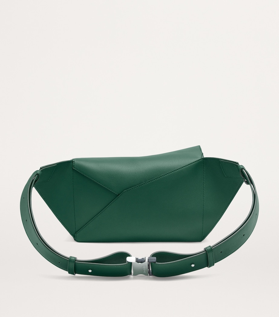 Small Leather Puzzle Bag EVERGREEN Image 2