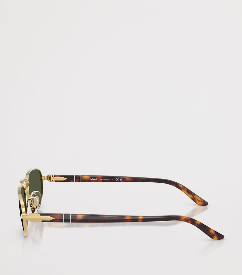 Persol PO1028S Pillow Sunglasses Gold Image 3