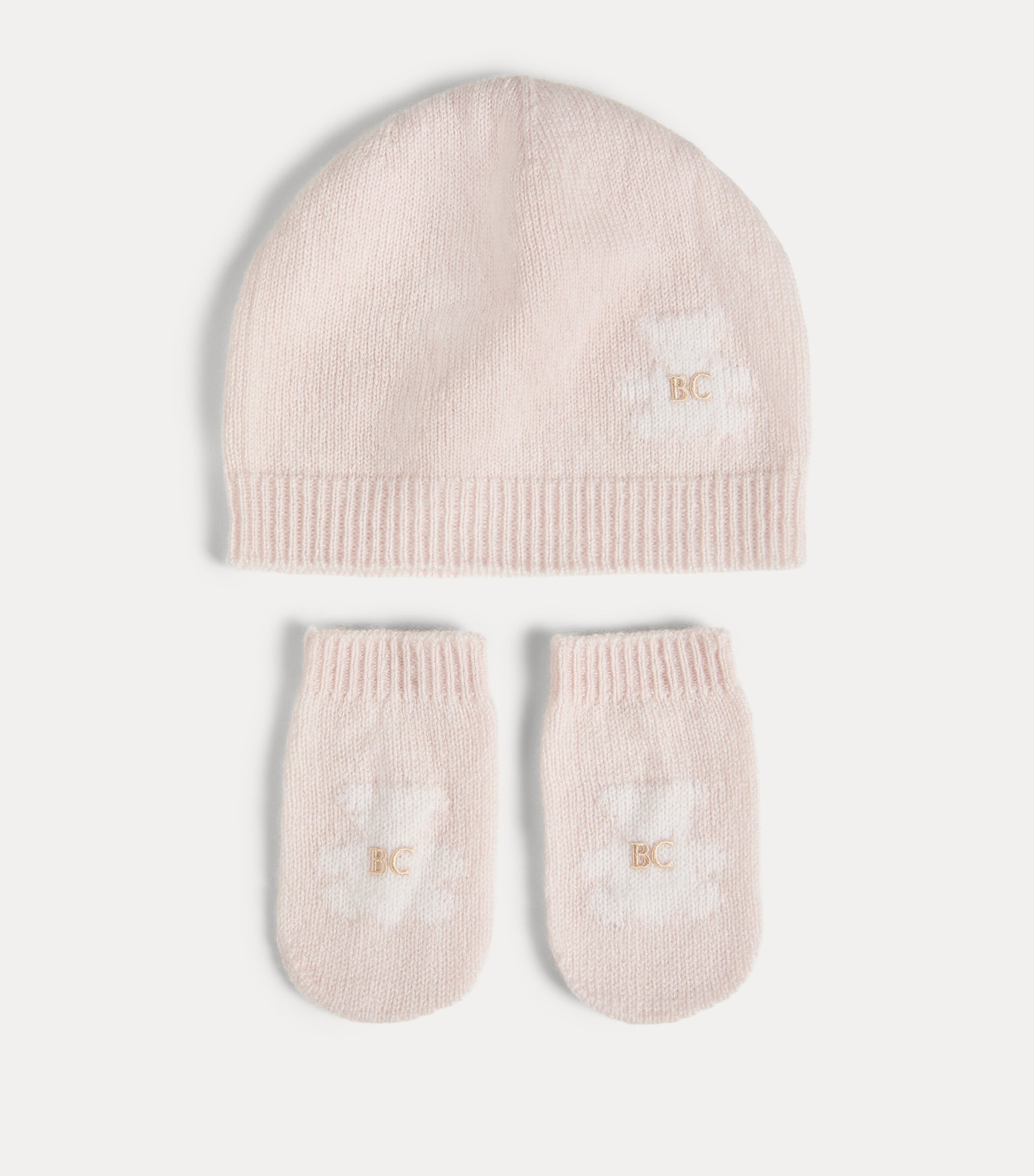 Brunello Cucinelli Kids Cashmere Beanie, Mittens and Socks Set (0-36 Months) Image 3