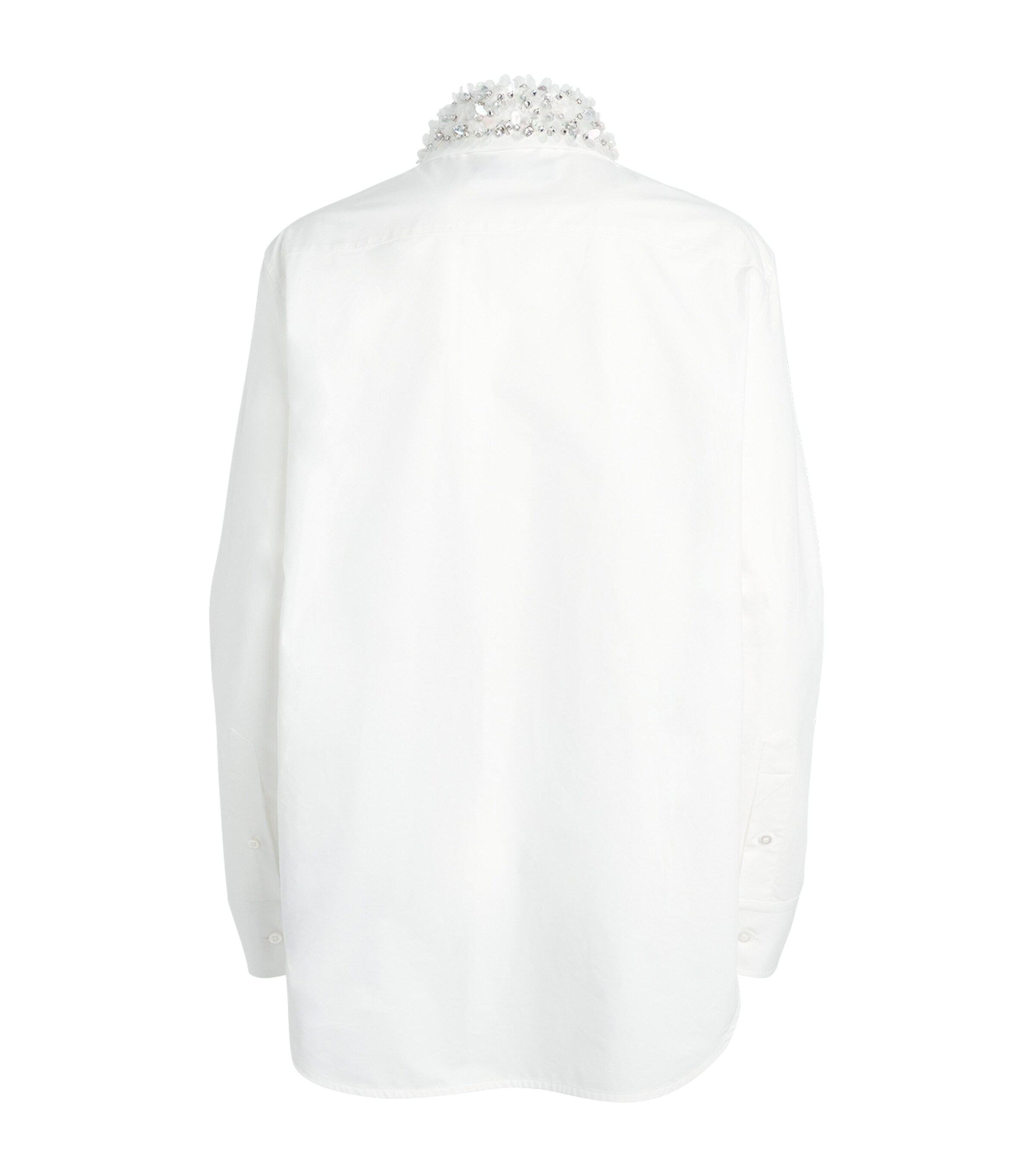 Balenciaga Womens Rhinestone-Embellished Shirt Image 2