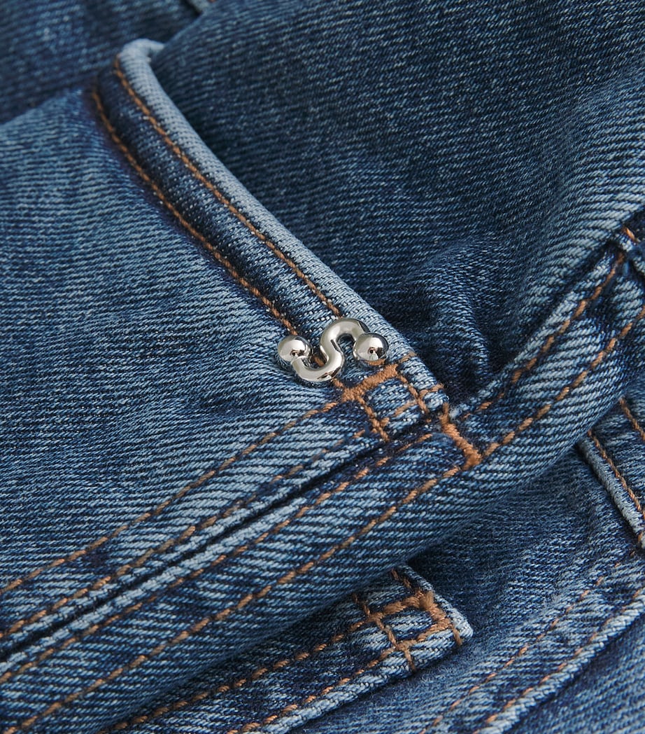 Gastone Wide-Leg Jeans 005 MIDNIGHT BLUE Image 5