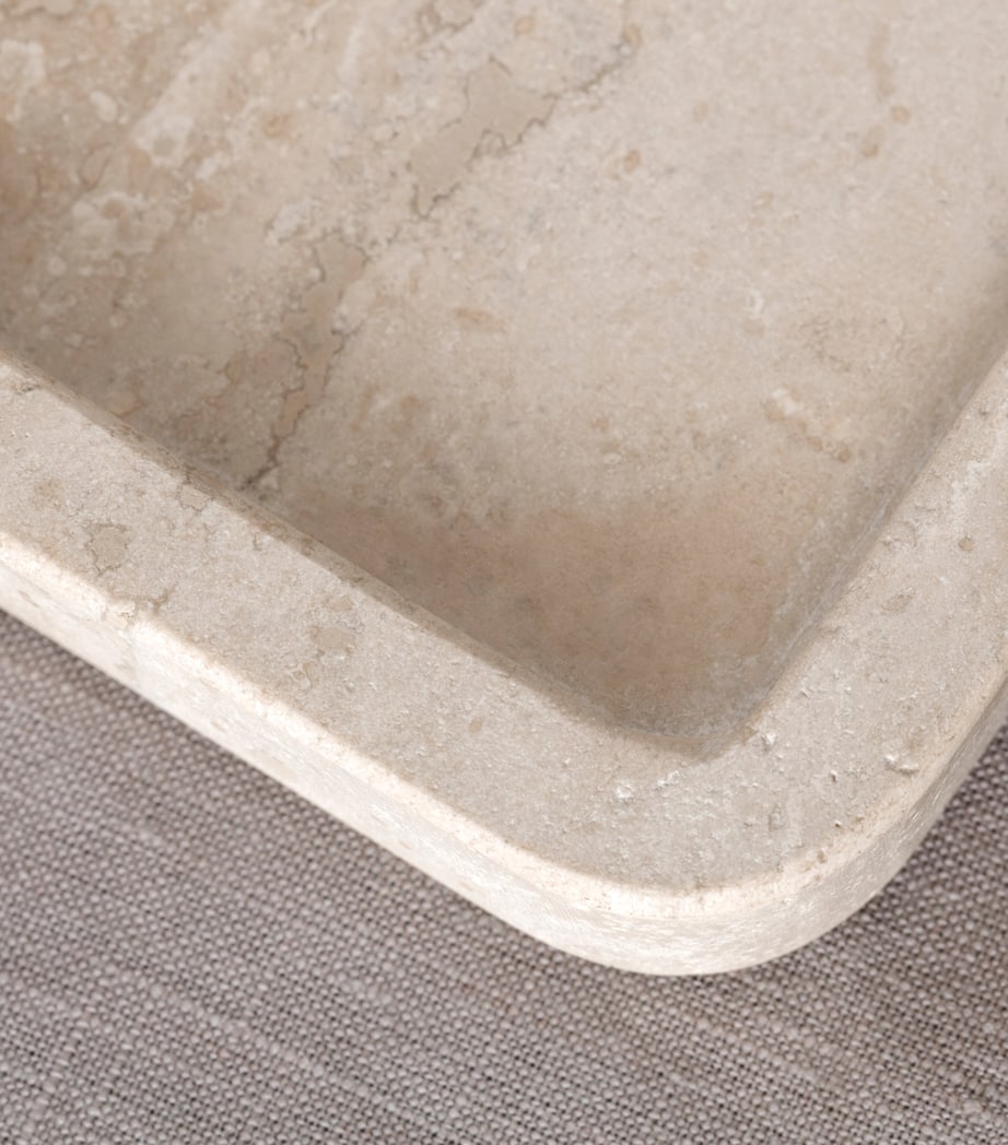 Earthenware Manufacture Travertine Serving Platter (40.5cm) BEIGE Image 4
