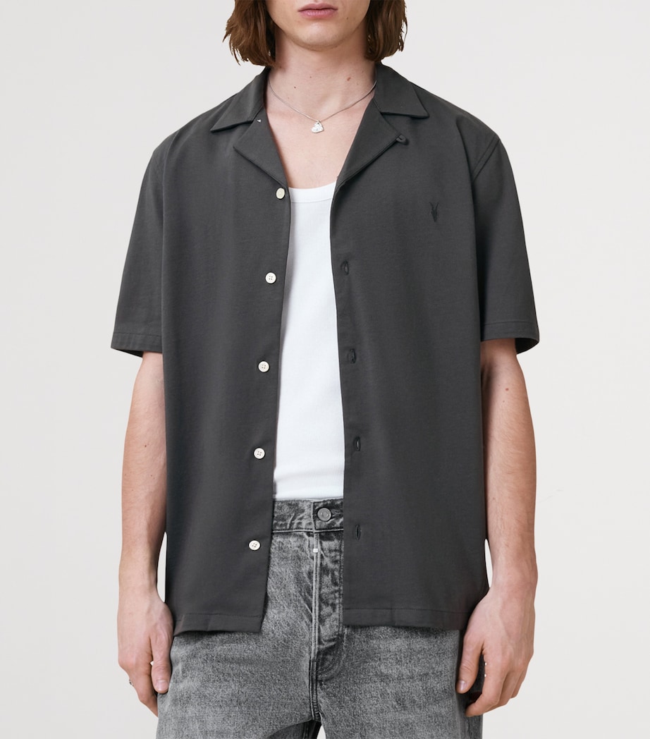 Cotton Hudson Shirt CARTER GREY Image 4