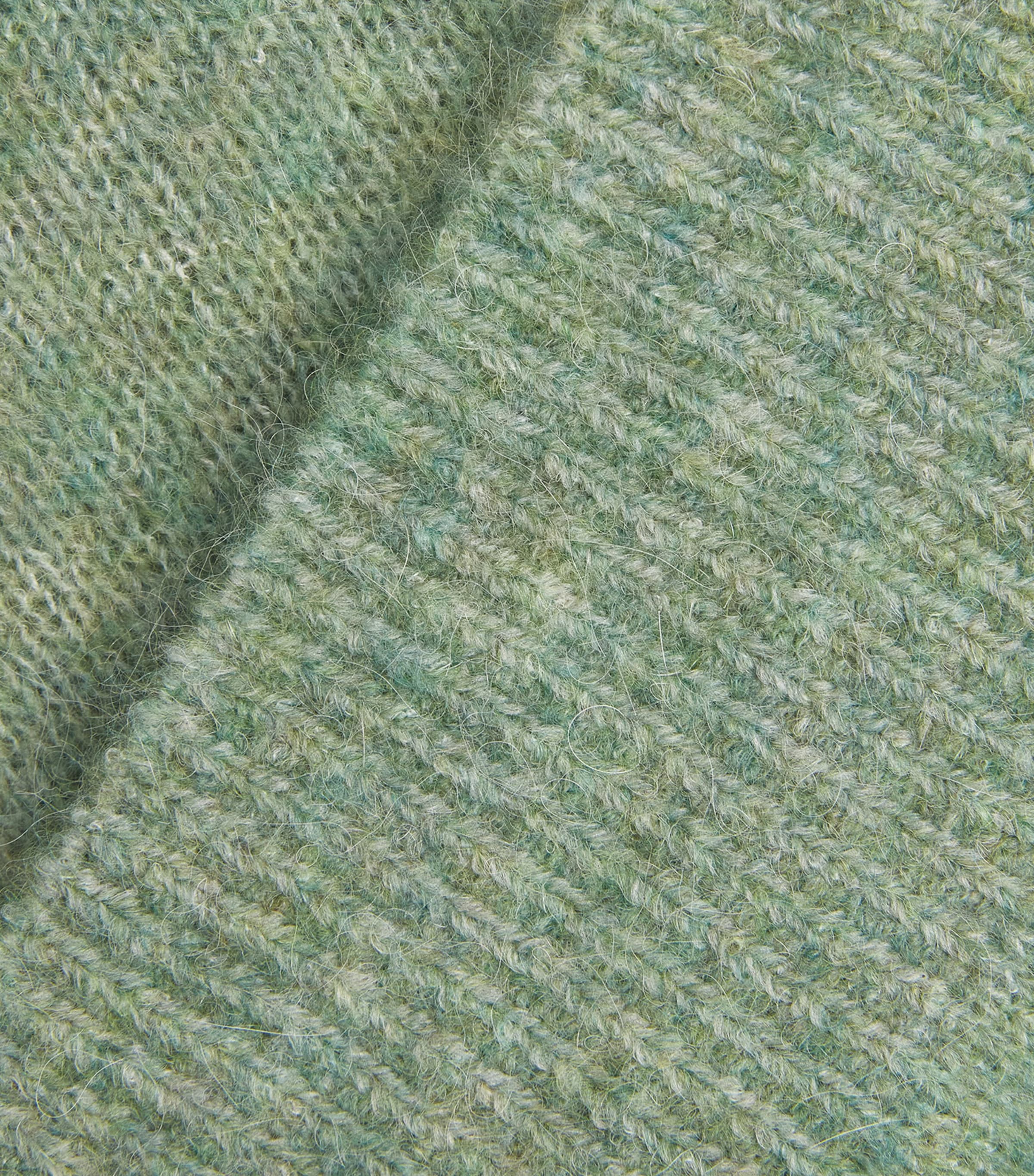 Oliver Spencer Mens Wool-Blend Blenheim Sweater Green Image 6