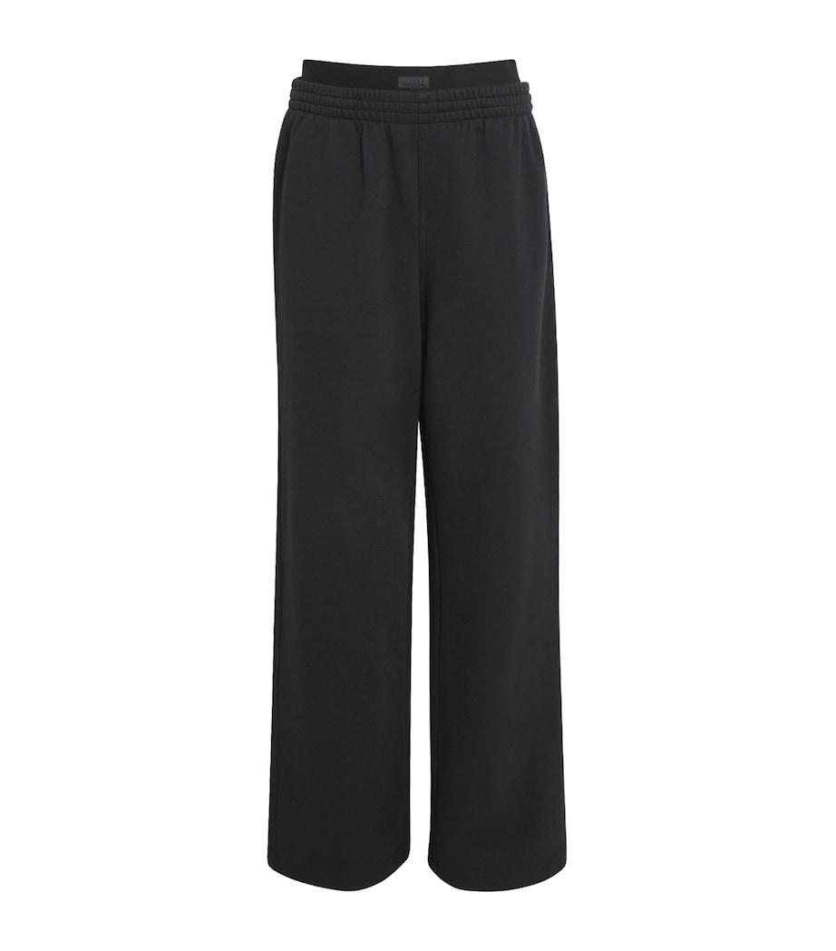 Cotton-Blend Double-Waistband Sweatpants ONYX Image 1
