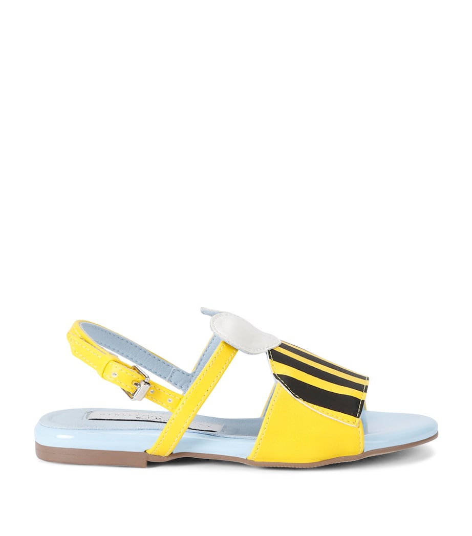Stella McCartney Kids 3D Bee Design Sandals Yellow Image 1