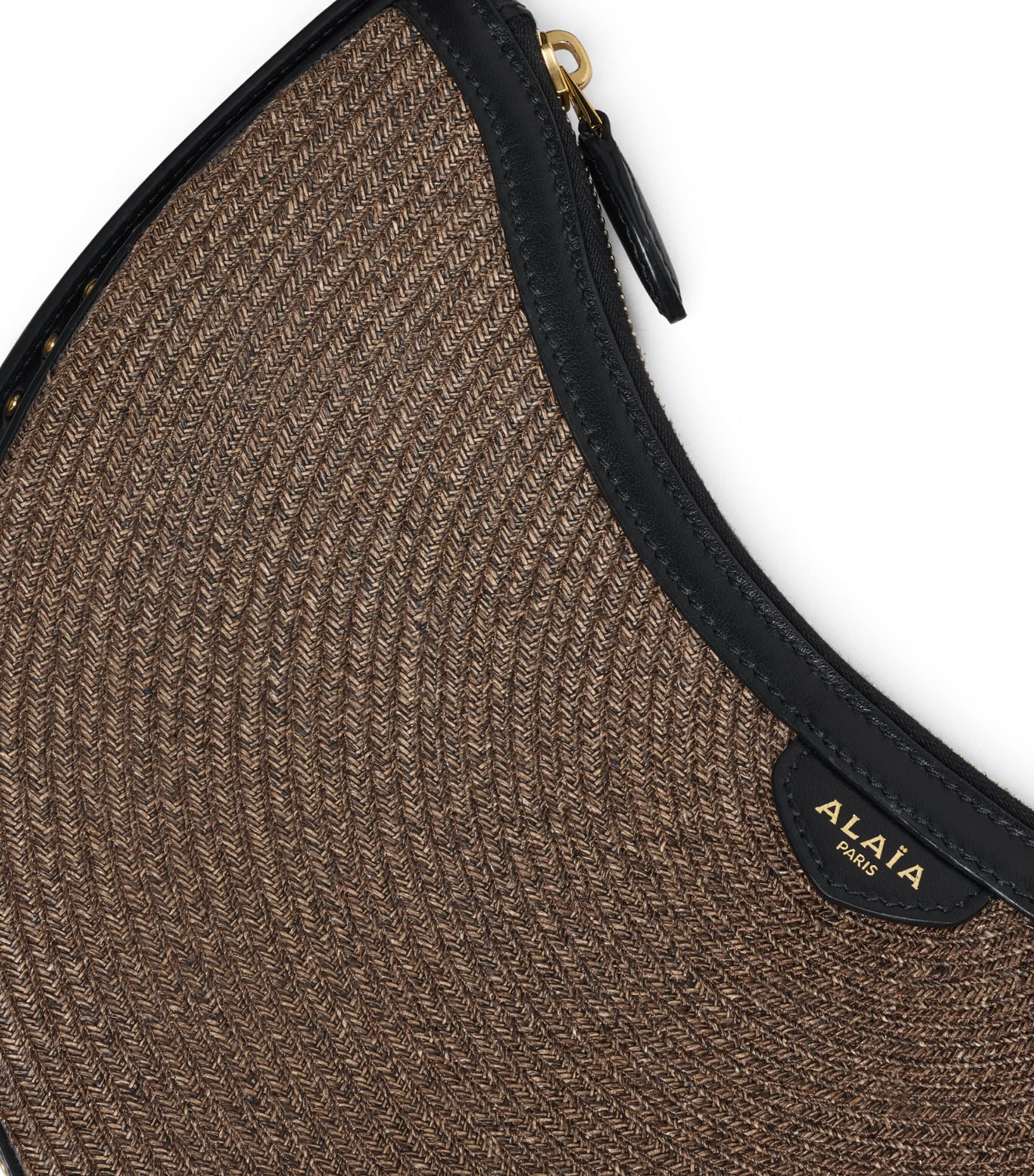 Alaïa Small One Piece Demi Lune Shoulder Bag Brown Image 2