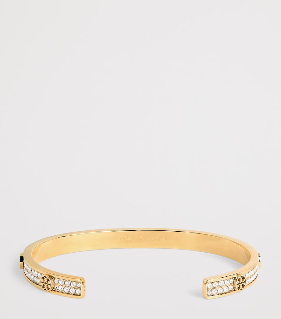Icon Pavé Cuff Bracelet TORY GOLD / CRYSTAL Image 3
