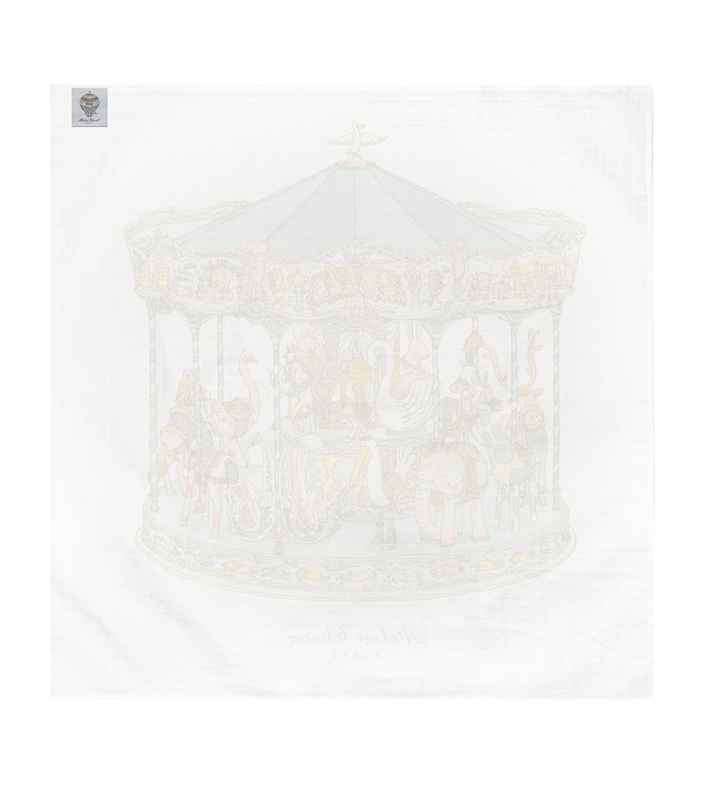 Cotton Carrousel Swaddle MULTI Image 2