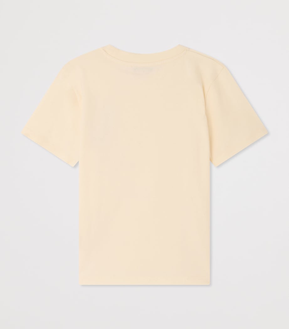 Bonpoint Cotton Iced Drink T-Shirt (10-14 Years) Upb Blanc Lait Image 2
