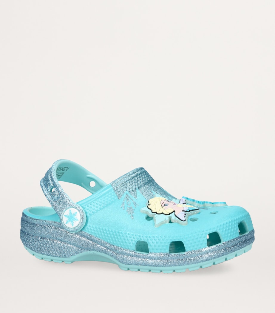 CROCS KIDS Frozen Elsa Clogs Blue Image 3