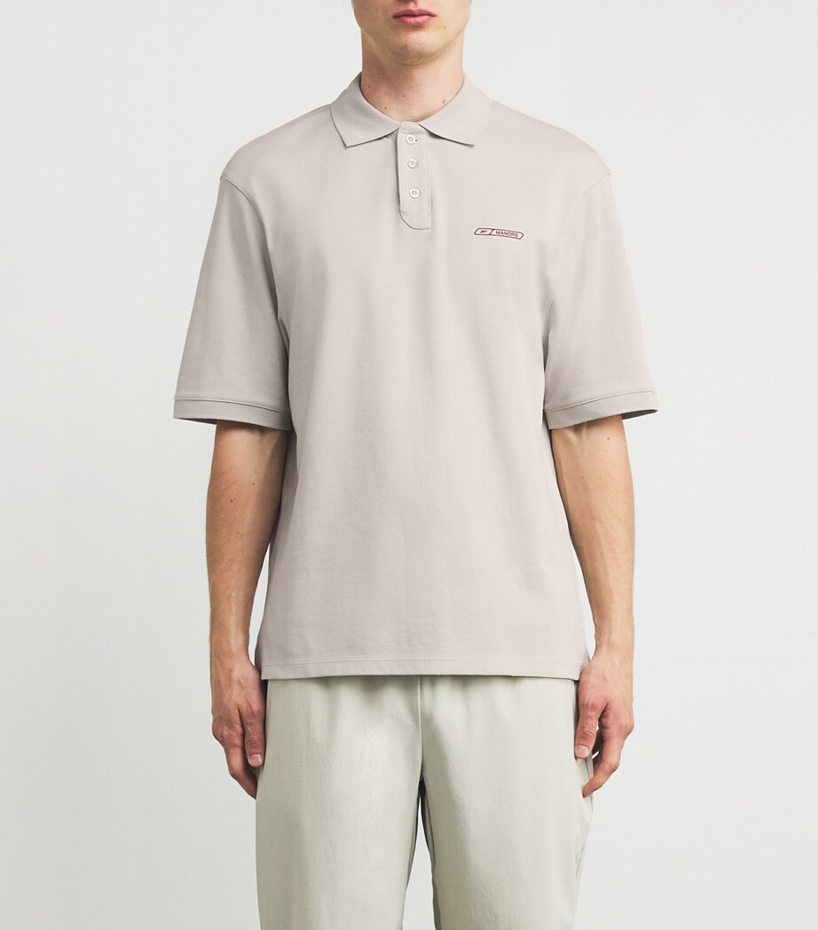 x Reebok Cotton Polo Shirt BEIGE Image 3