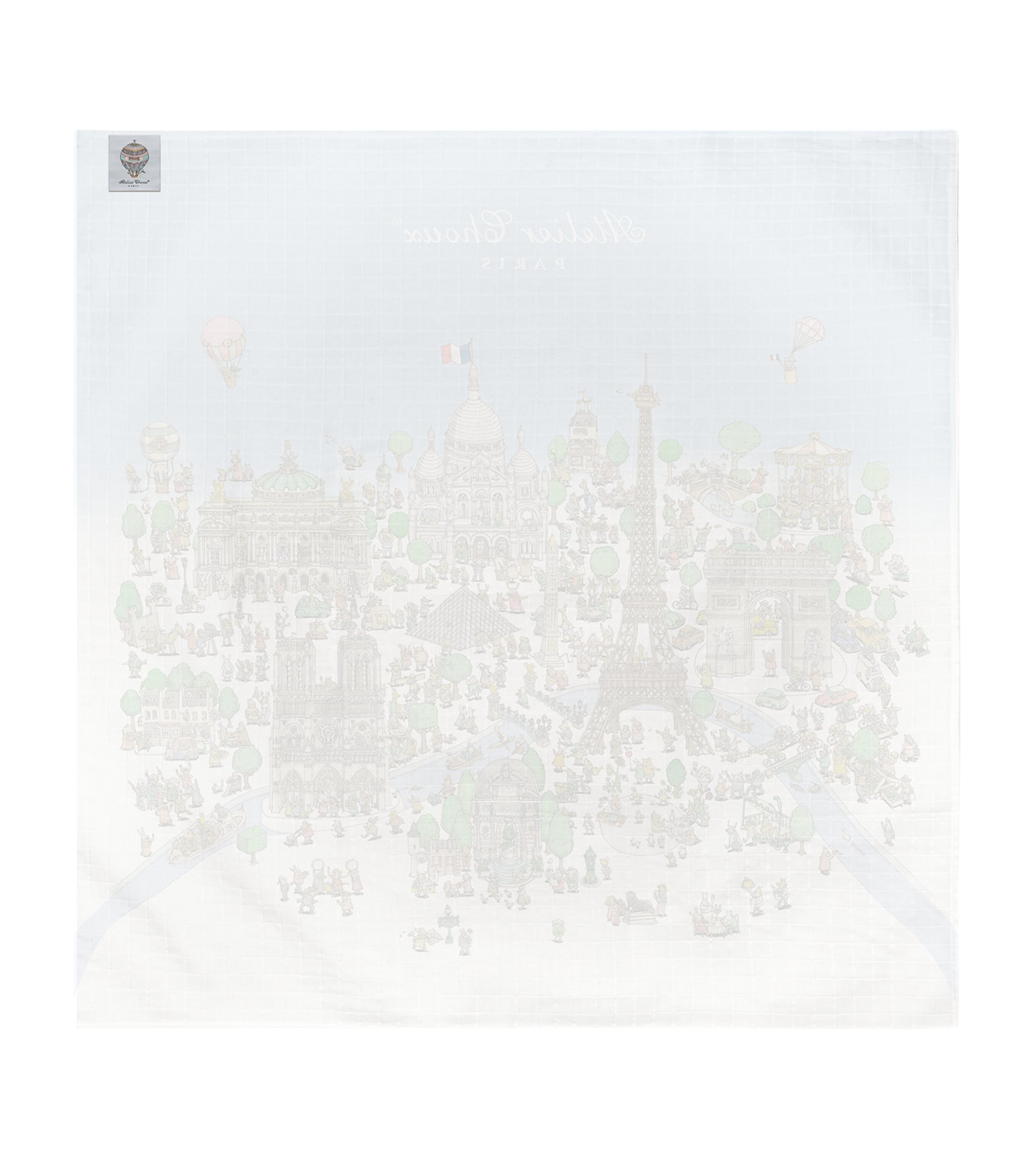 Organic Cotton Paris Swaddle MULTI Image 2