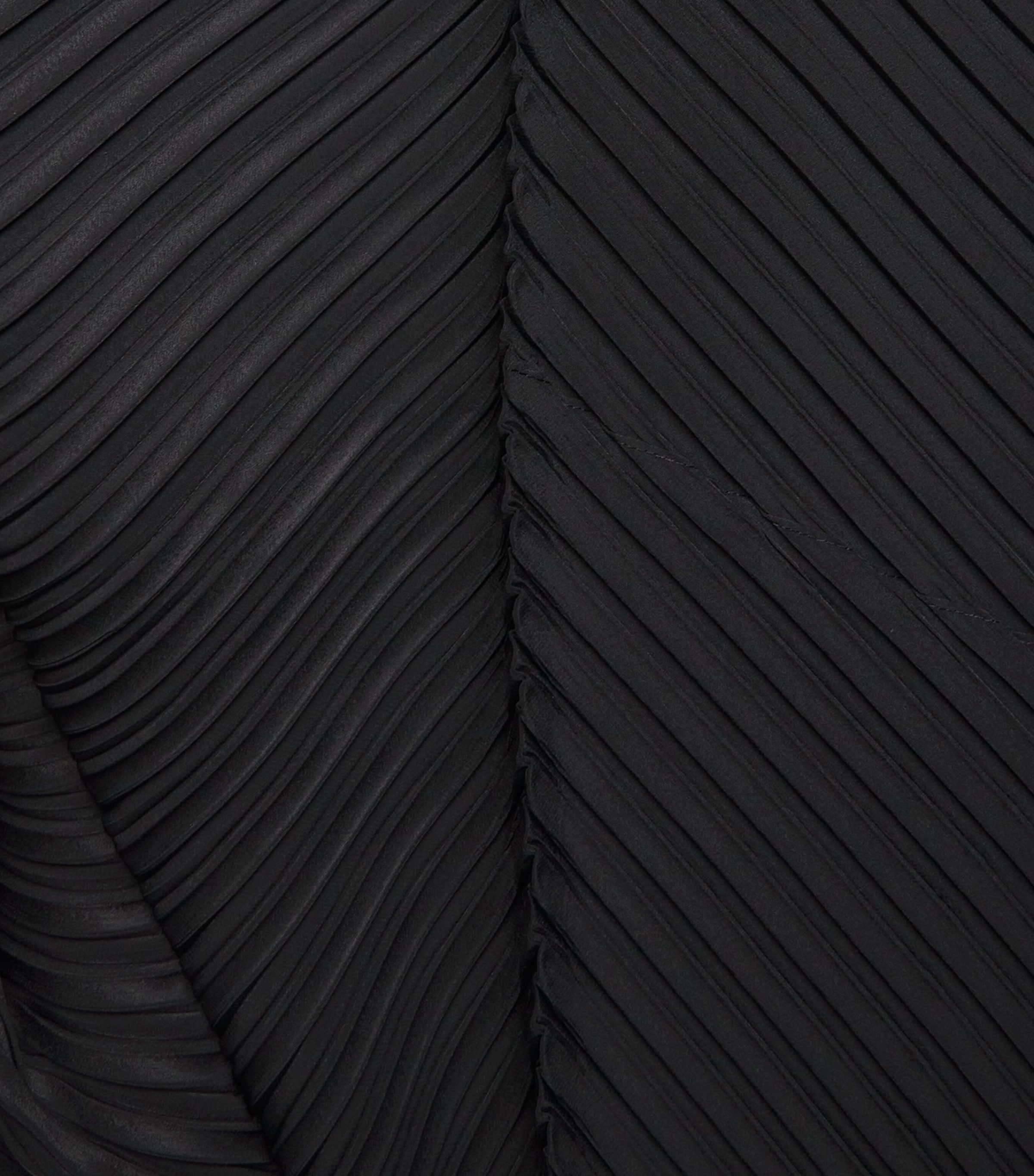 Issey Miyake Womens Plaster Pleats Cropped Trousers Black Image 5