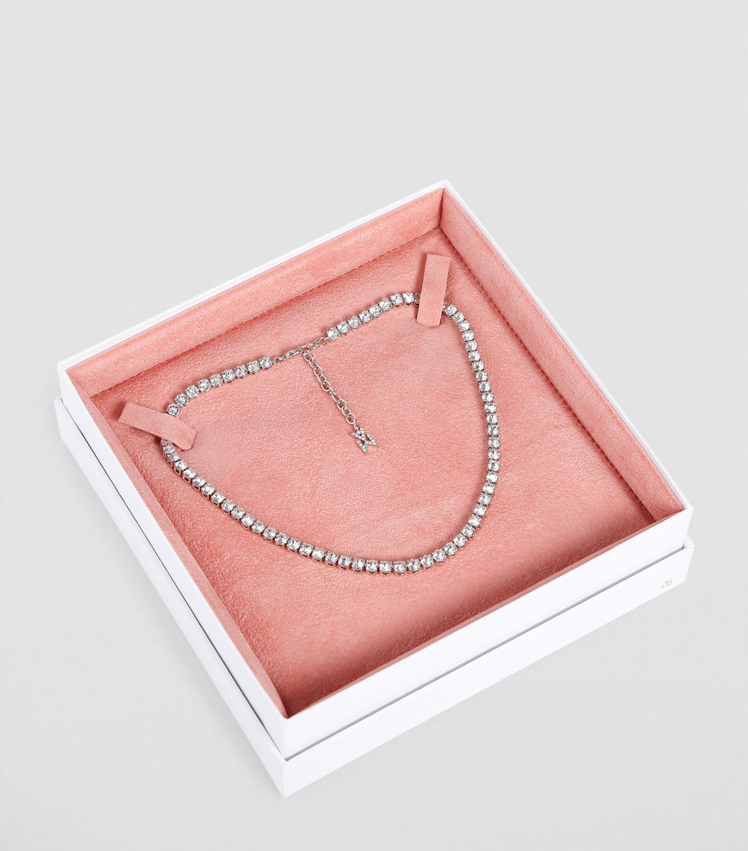 Amina Muaddi Crystal-Embellished Tennis Necklace | Harrods DE