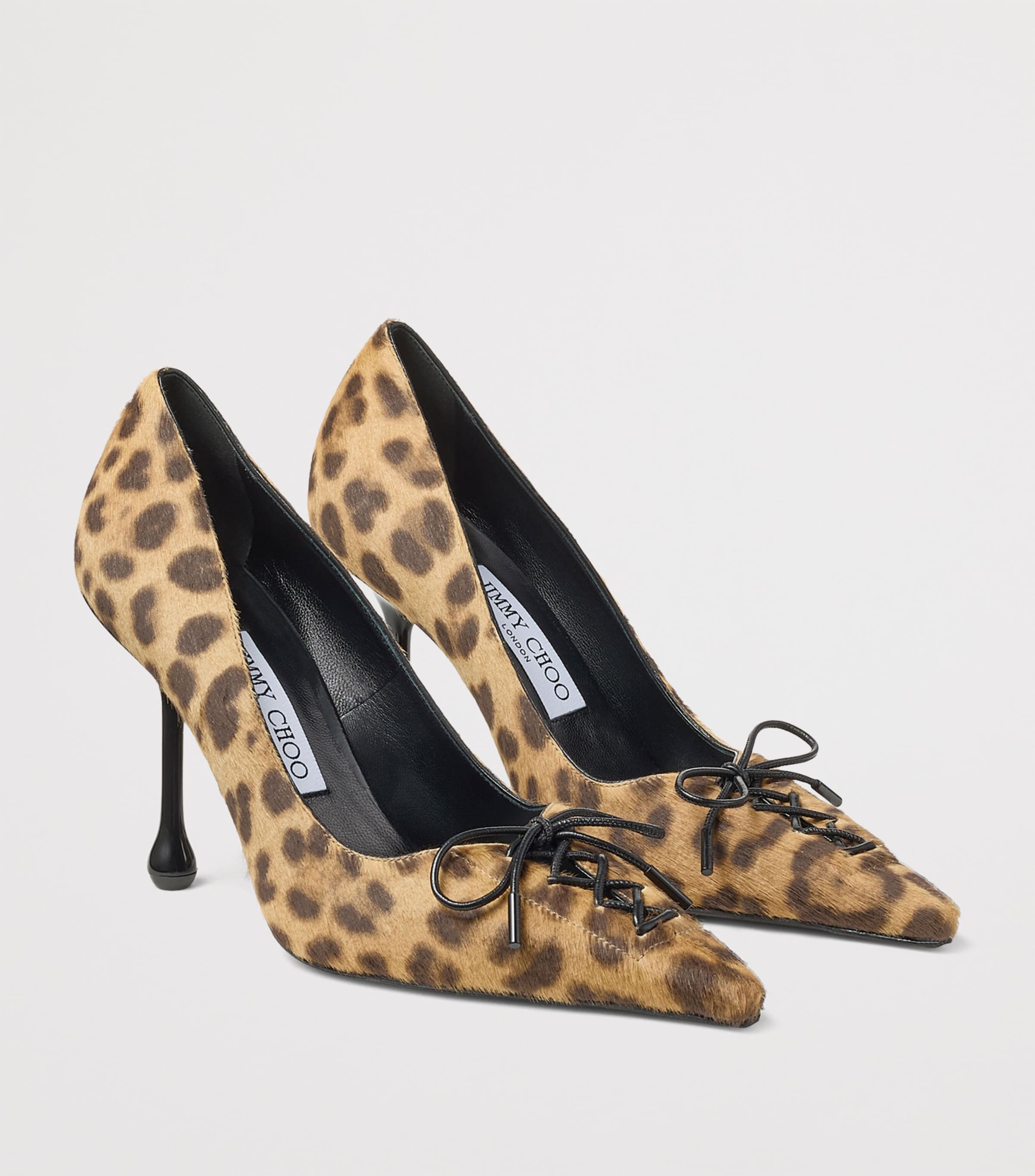 Jimmy Choo Scarlet 95 Calf Hair Pumps Natural Image 2