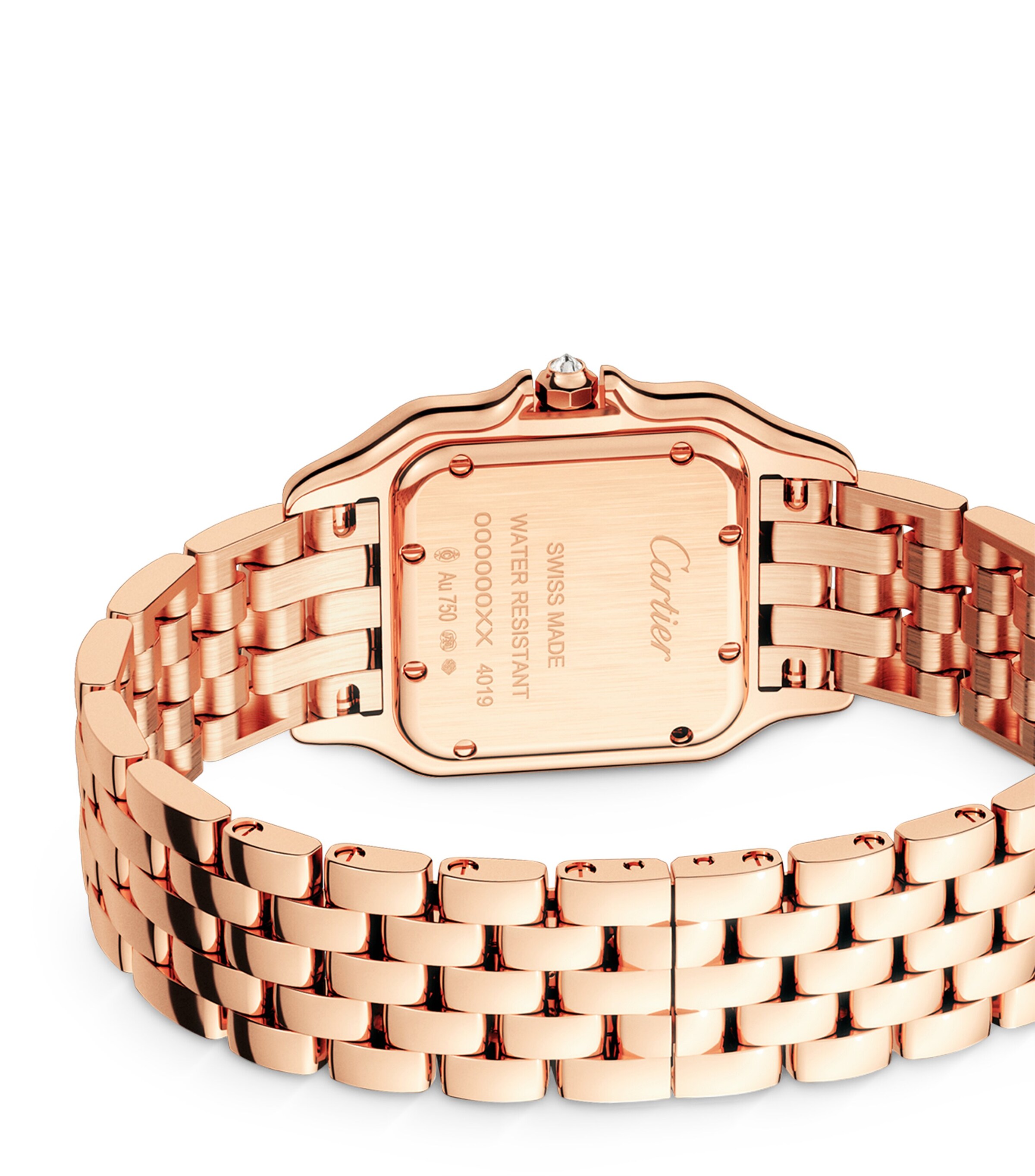 Cartier Medium Rose Gold and Diamond Panthère de Cartier Watch 27mm Rose Gold Image 3