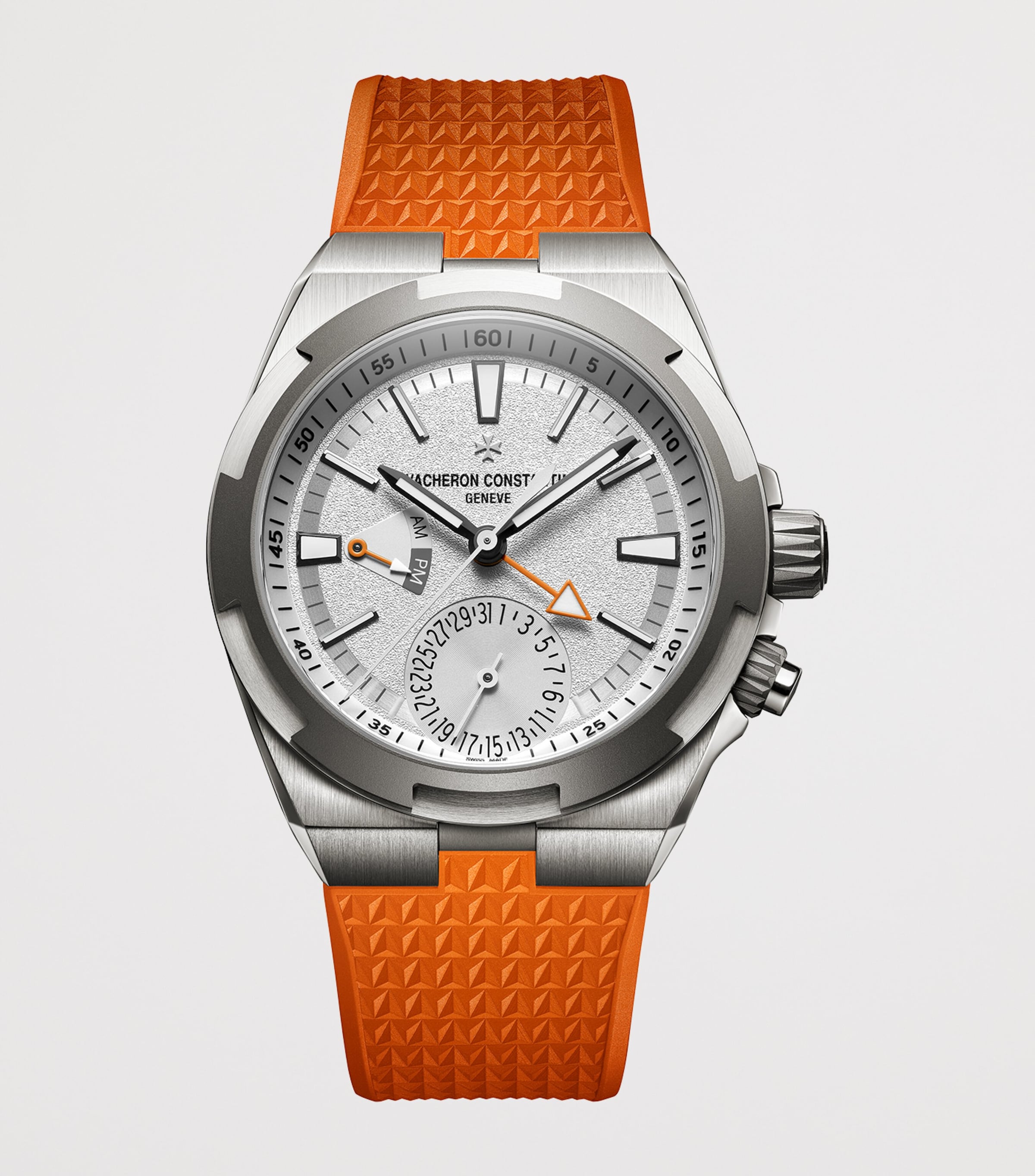 Vacheron Constantin Titanium Overseas Dual Time Cardinal Points North Watch 41mm White Image 2