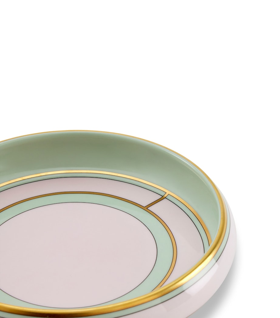 Porcelain Colonna Diva Rosa Round Tray (17cm) G00134902 Image 4