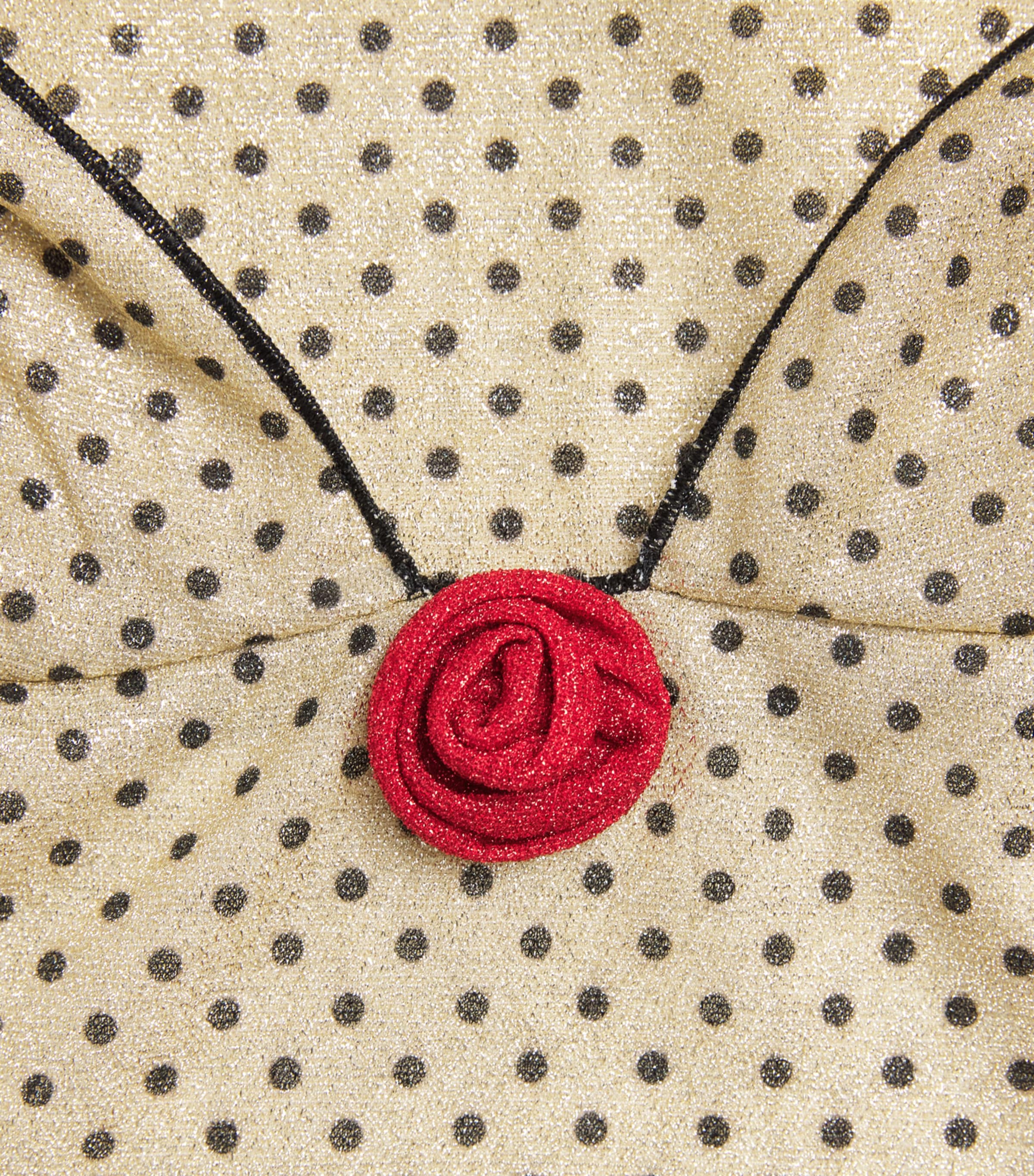 Rose Lumière Mini Dress BLACK POIS Image 5