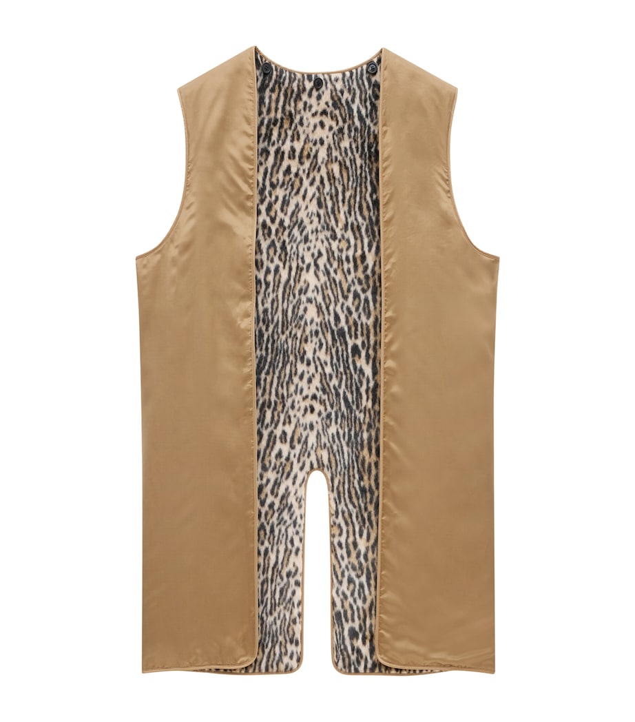 Cotton Gabardine Faux-Fur Lined Overcoat 2613 Image 3