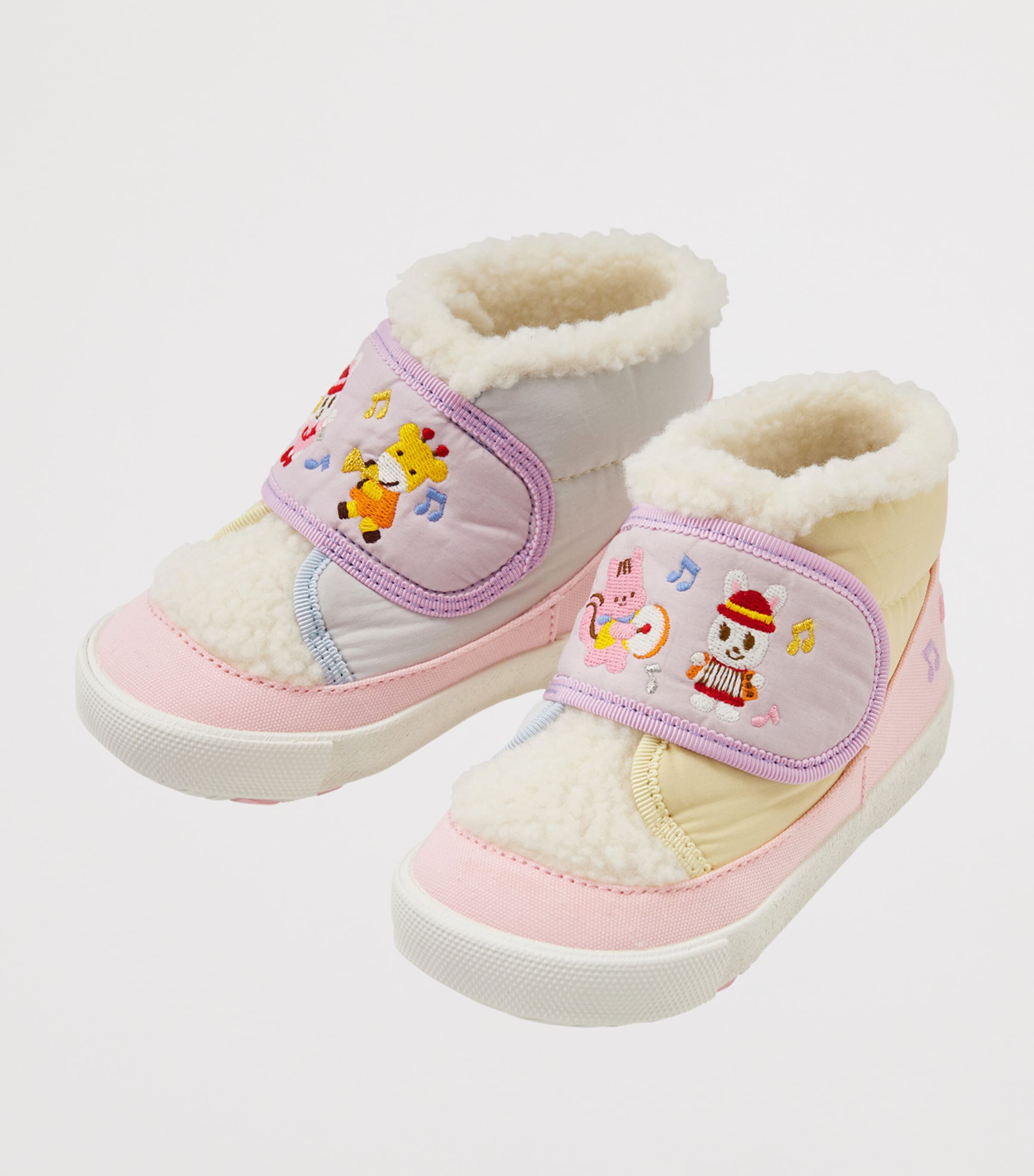 Miki House Embroidered Velcro Sneakers Image 2