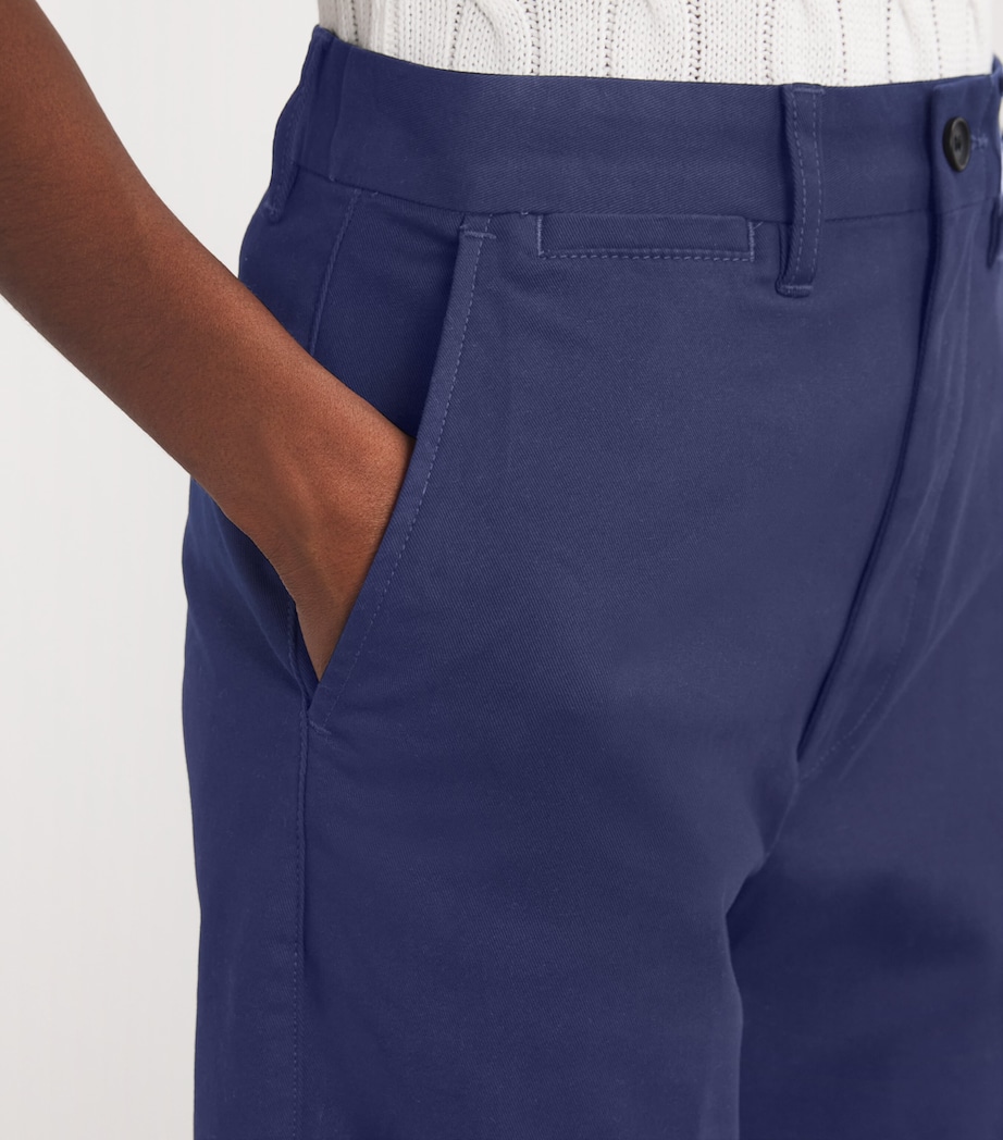 Wide-Leg Tailored Trousers NEWPORT NAVY Image 6