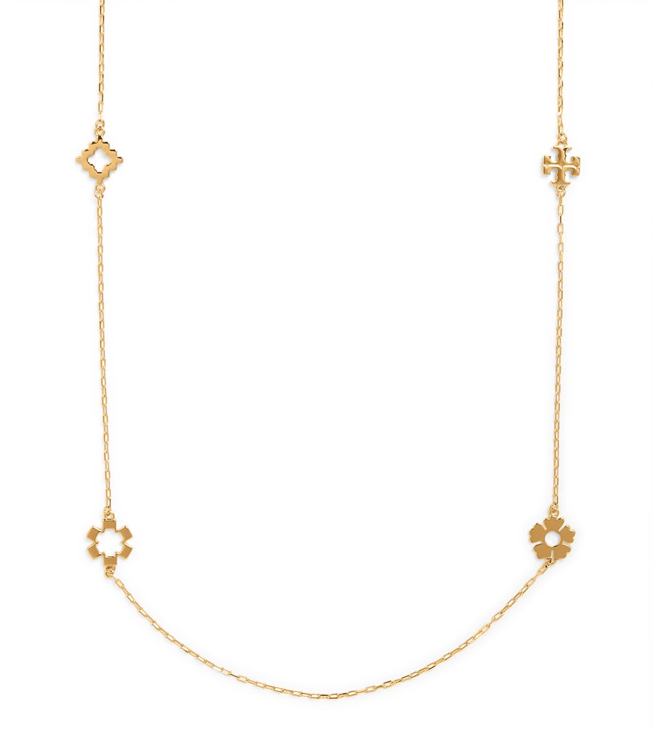Long Kira Clover Necklace 720 TORY GOLD Image 1