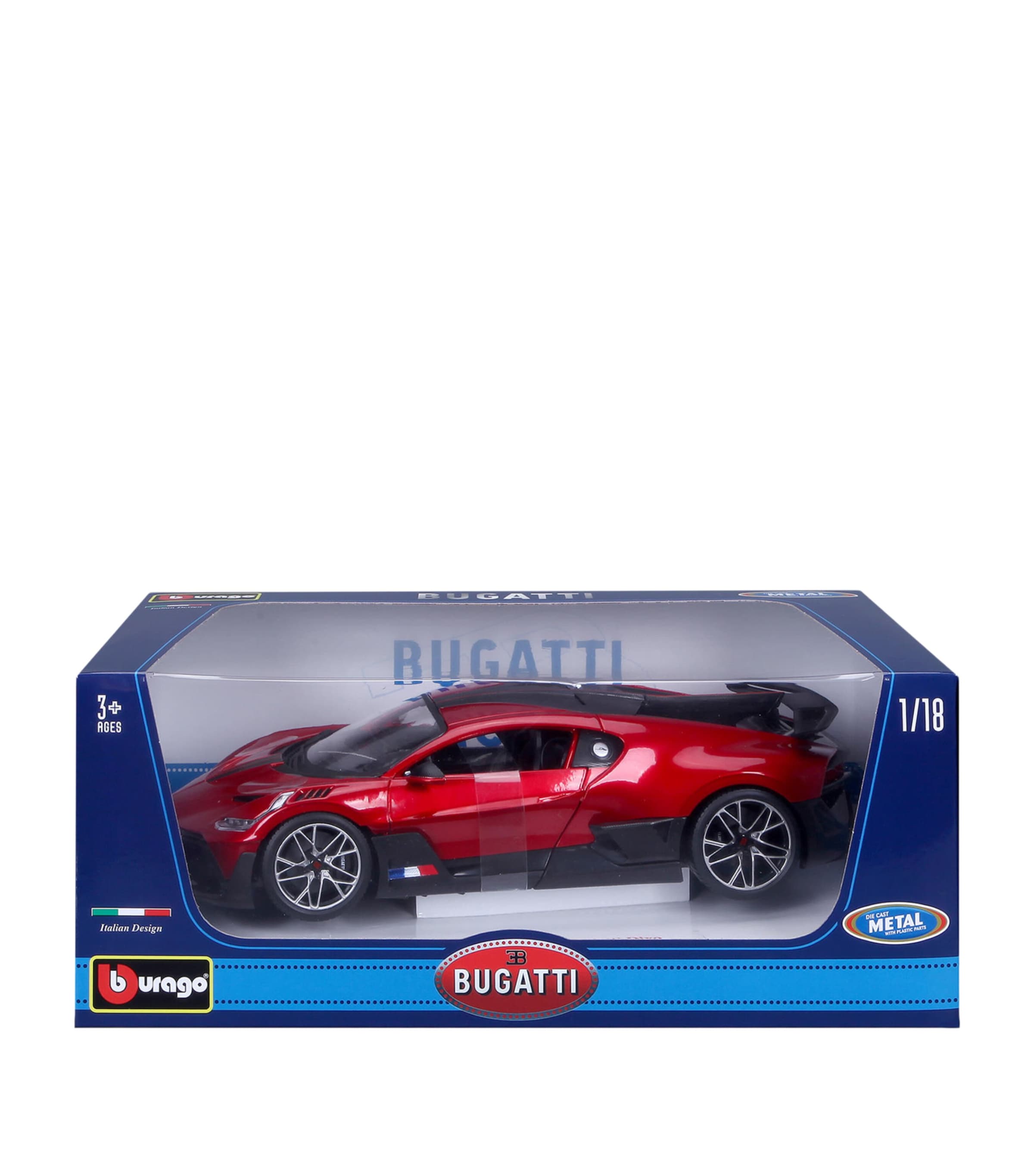 Bburago Bugatti Divo Red 1:18 Model Image 1