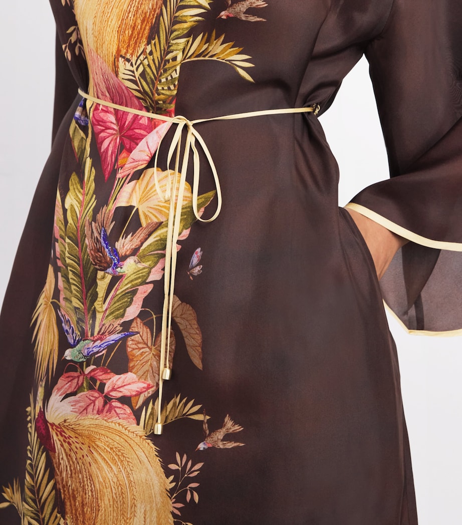 Palm Ascension Tunic Midi Dress BURPLMFLO Image 6