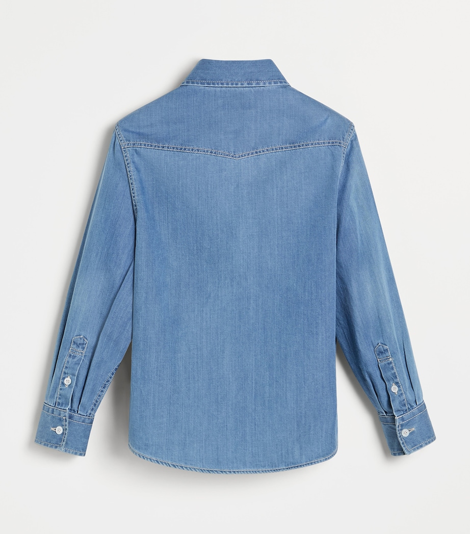 Brunello Cucinelli Kids Denim Shirt (4-6 Years) Image 2