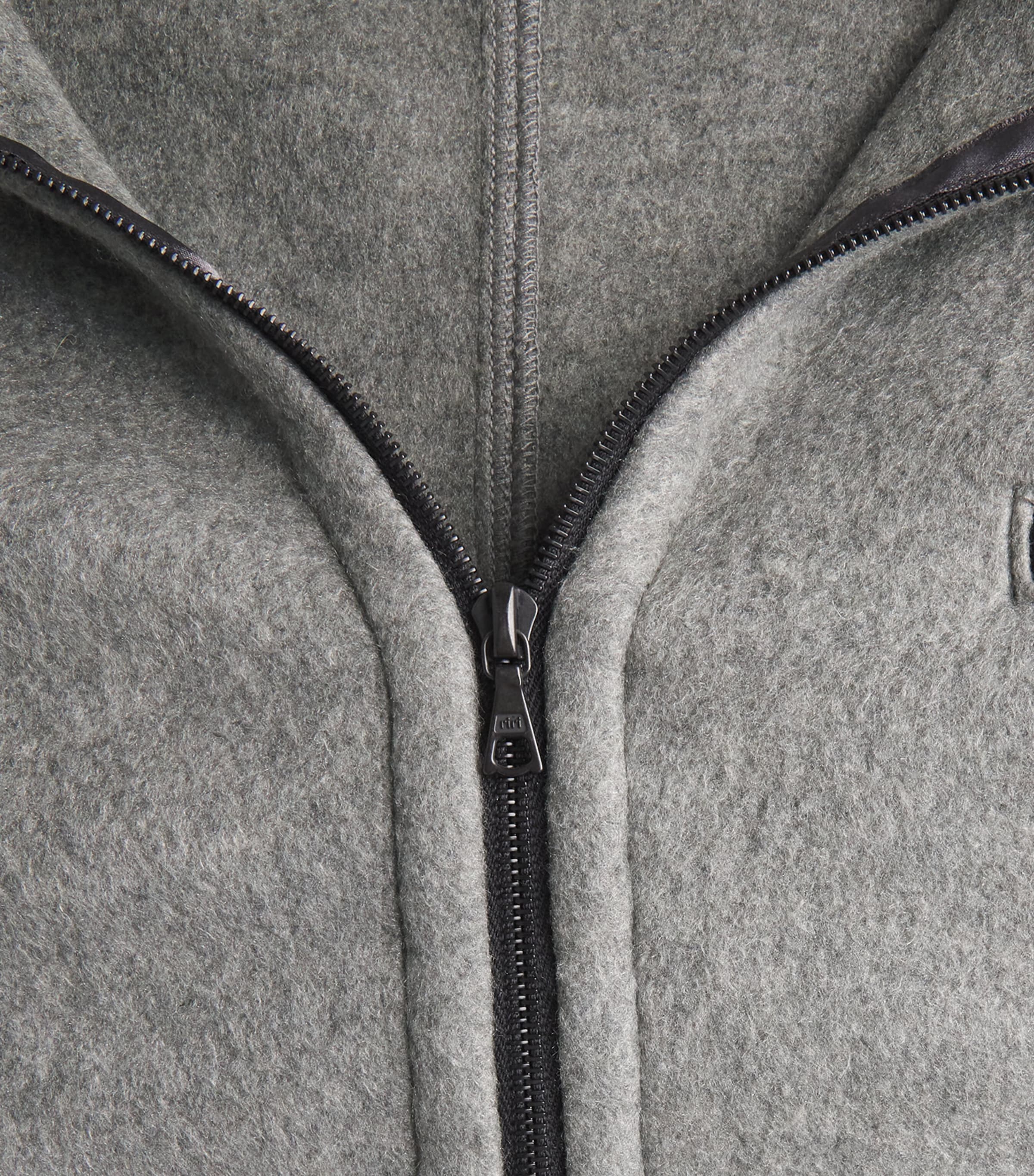 Silk Fleece Half-Zip Sweatshirt TOP GRAY Image 5