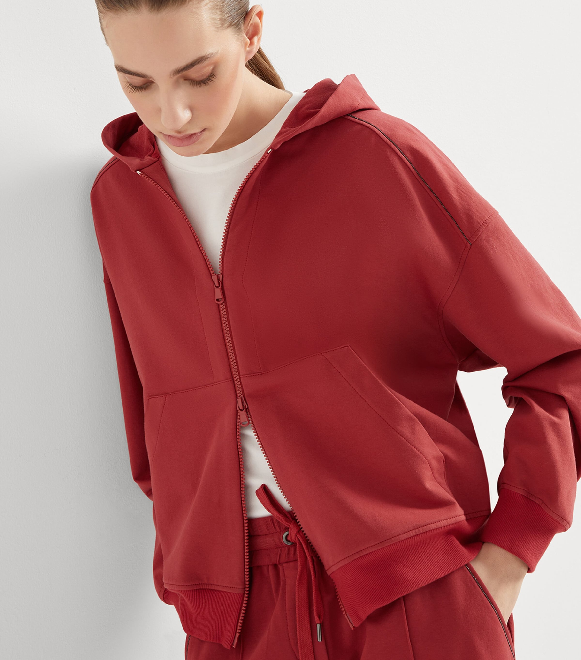 BRUNELLO CUCINELLI☆ジップパーカー☆ Brunello Cucinelli ジップアップ パーカー 通販 - FARFETCH