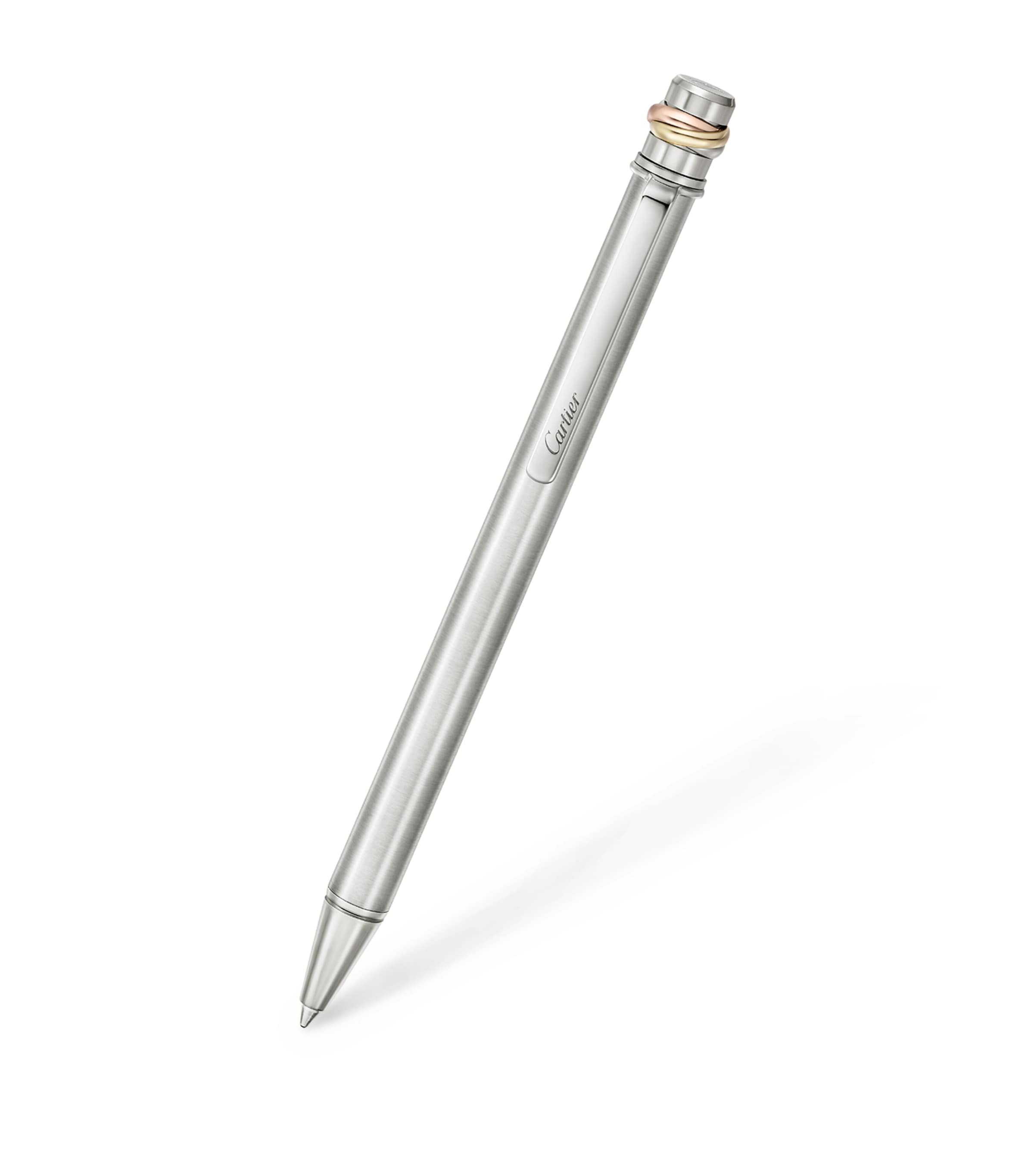 Cartier Palladium Trinity Ballpoint Pen Silver Image 4