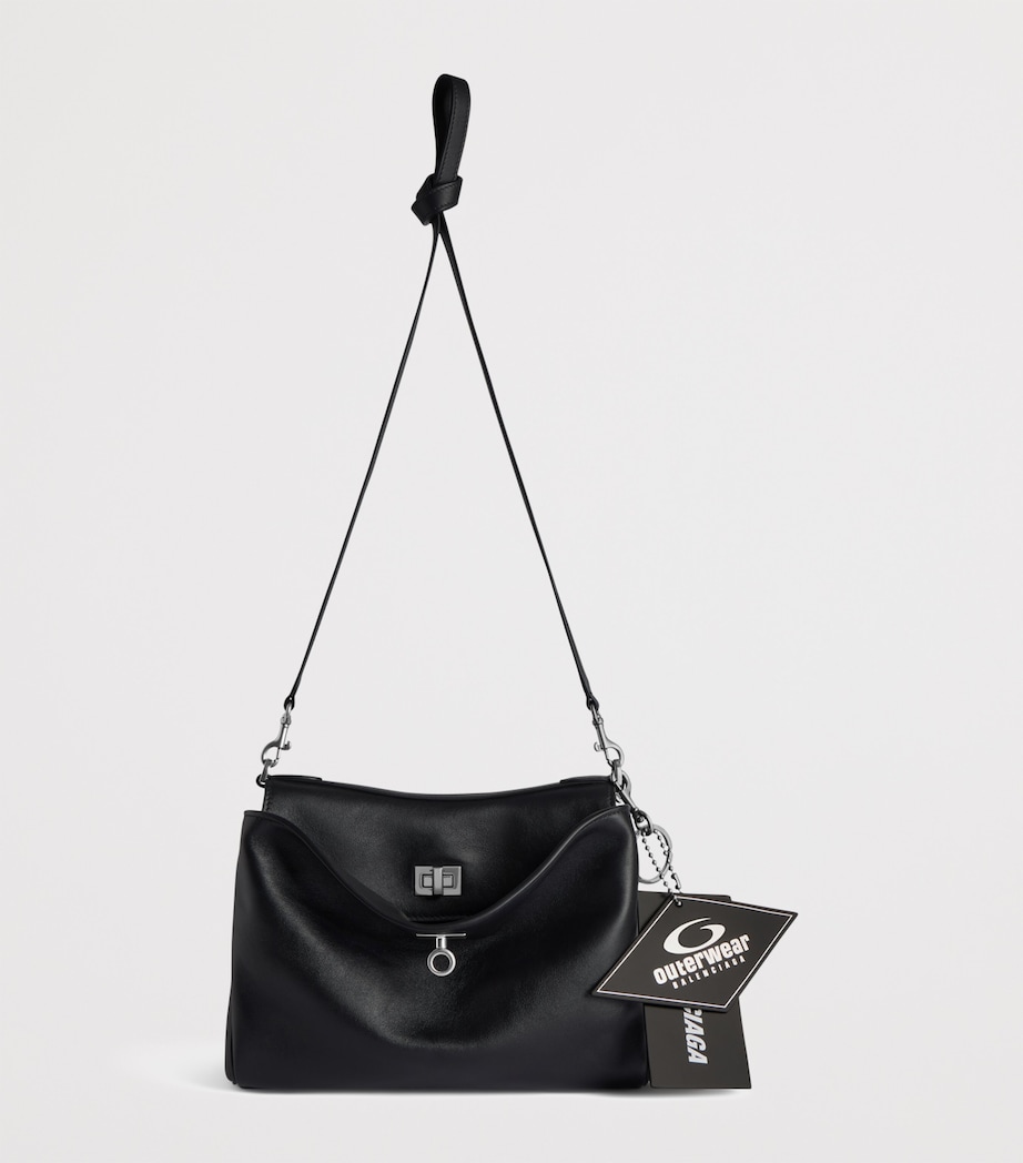 Leather Two Tag Keyring 1179 Image 3