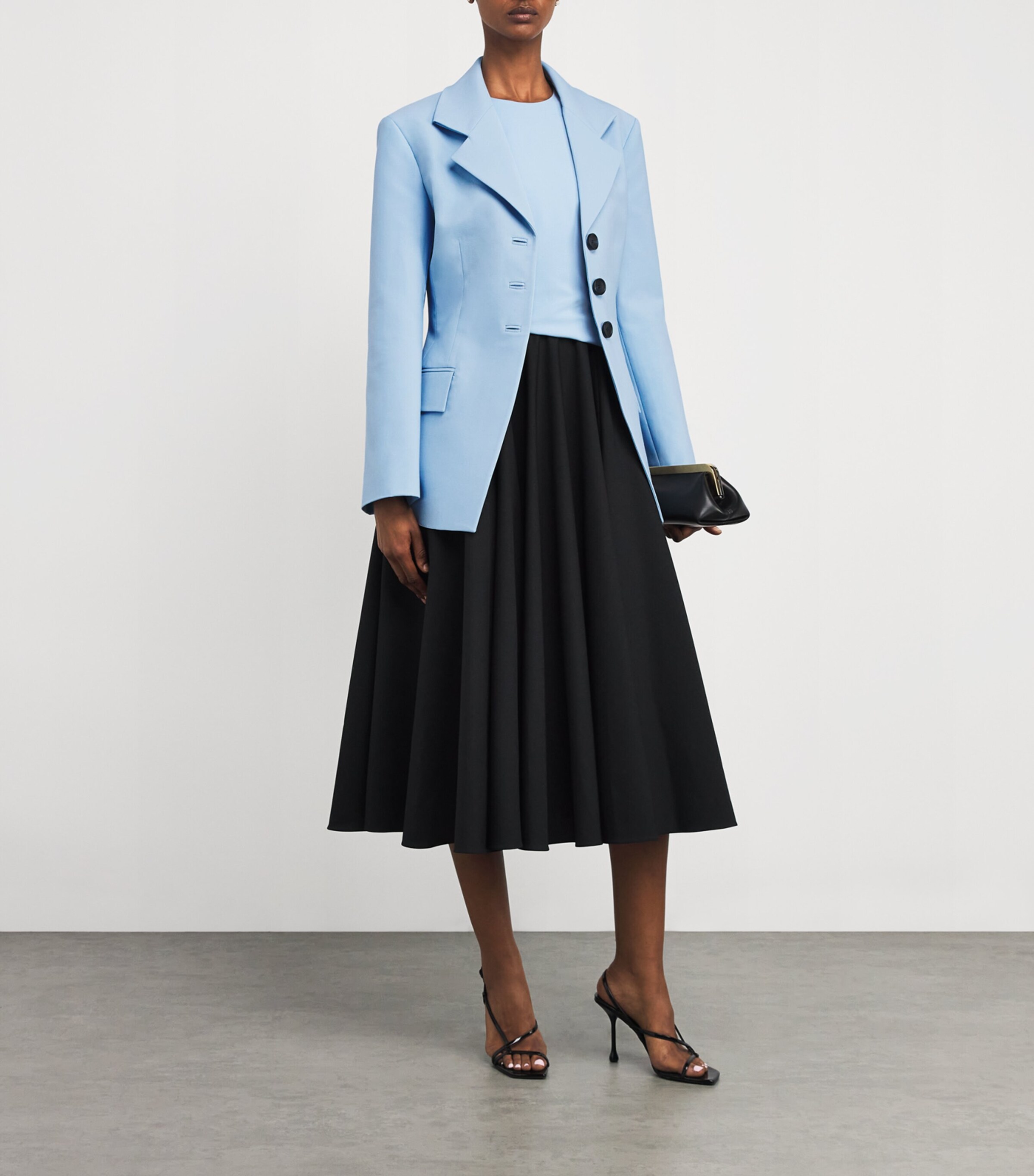 Single-Breasted Blazer DUCK EGG Image 2