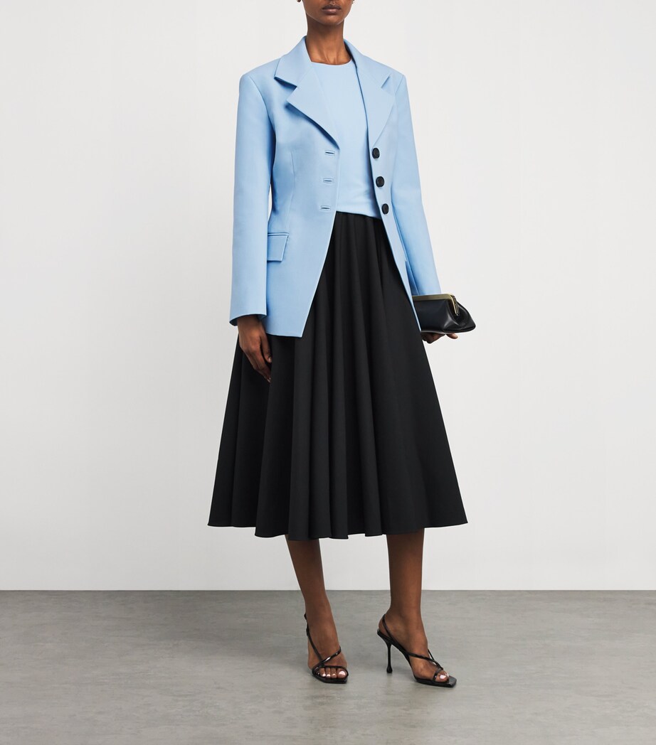 Single-Breasted Blazer DUCK EGG Image 2