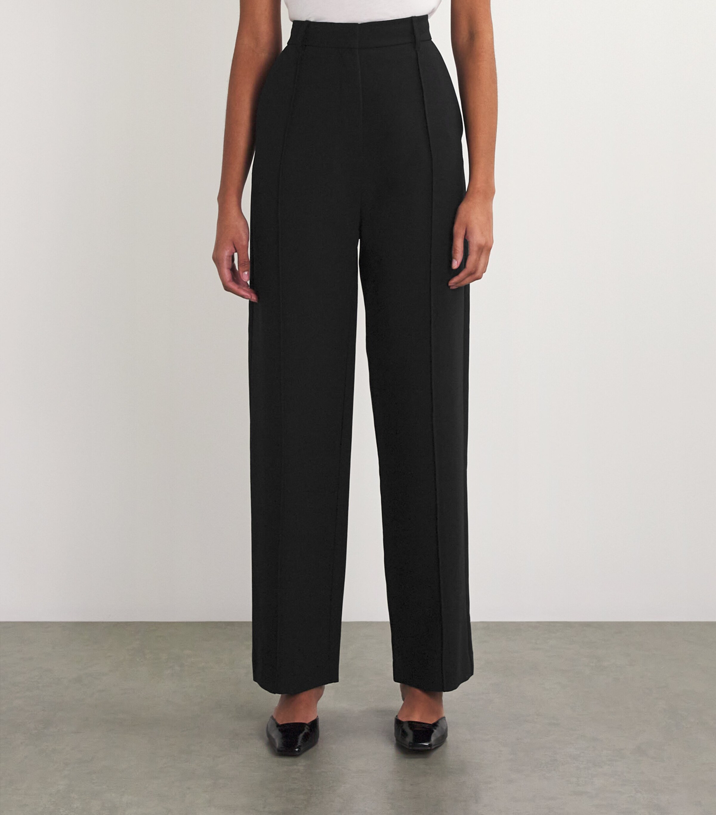Helm Tailored Trousers DBLKBLACK Image 3