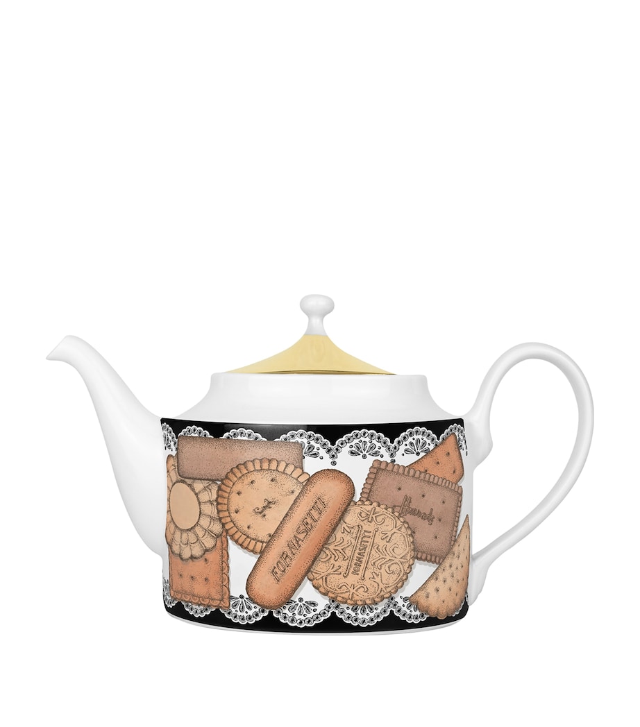175 Anniversary Edition Porcelain Biscotti Teapot MULTI Image 2