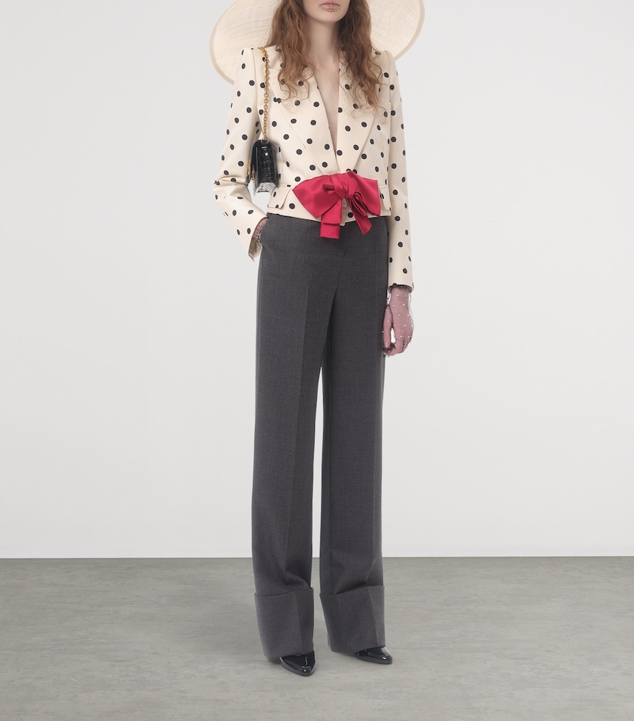 Wool Tailored Trousers 153 Image 3