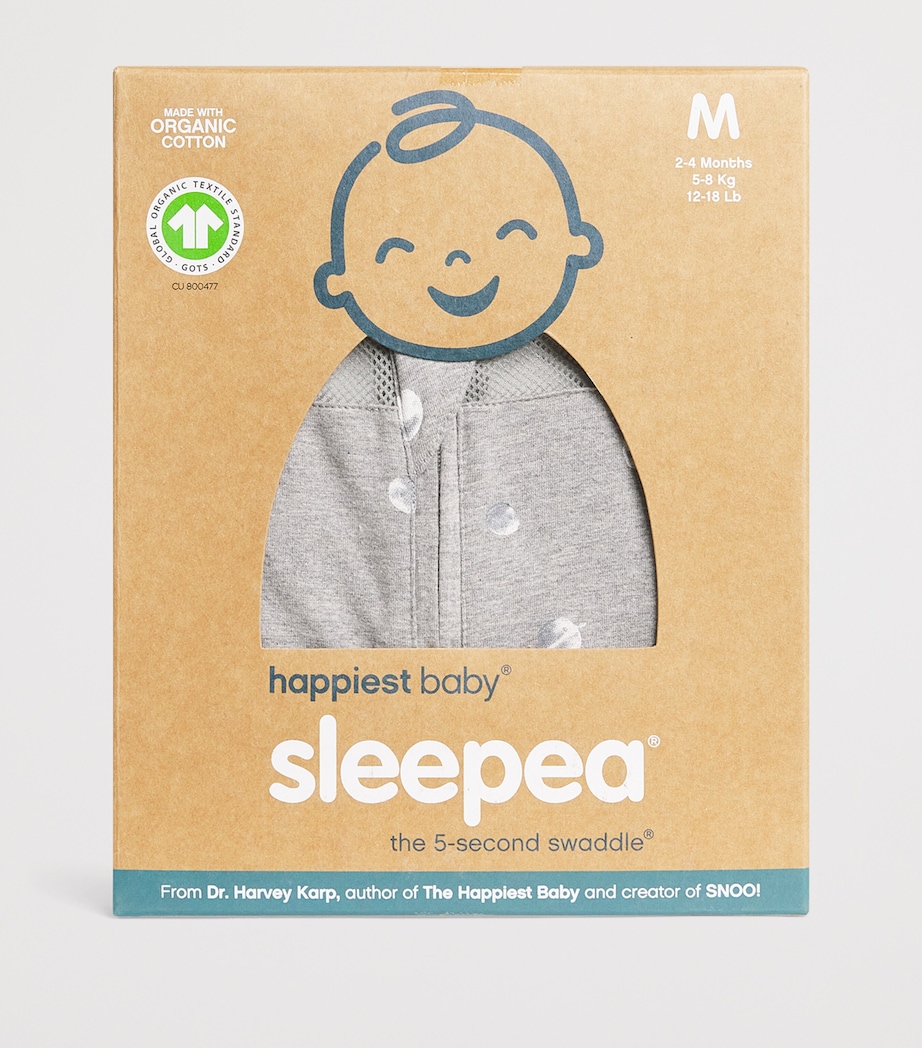 Organic Cotton Sleepea Swaddle GREY MELANGE Image 3