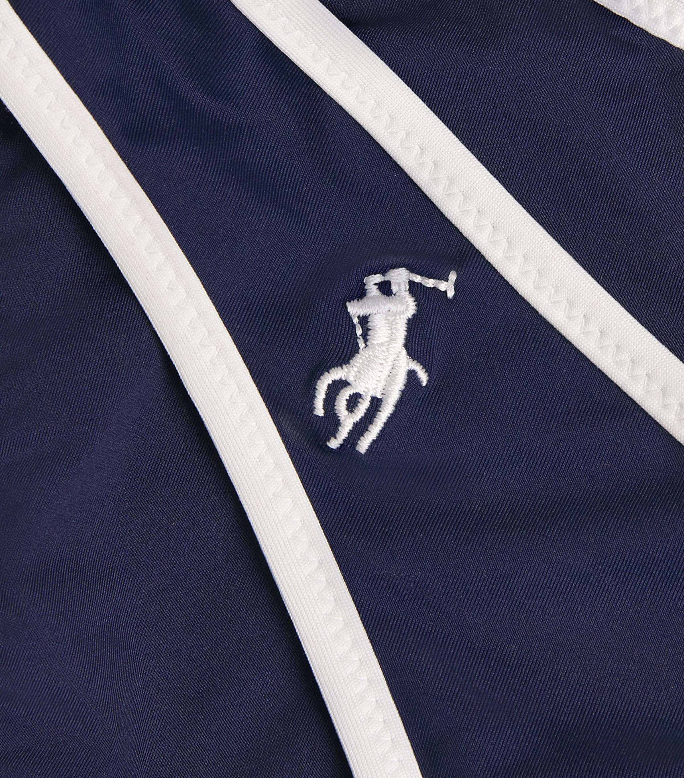 Polo Ralph Lauren Womens Polo Pony Two-Tone Bikini Bottoms Navy Image 4