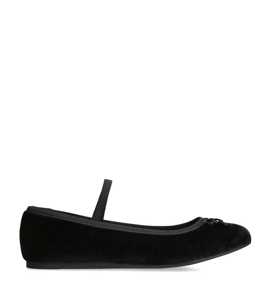 Velvet Callie Ballet Flats BLACK Image 1