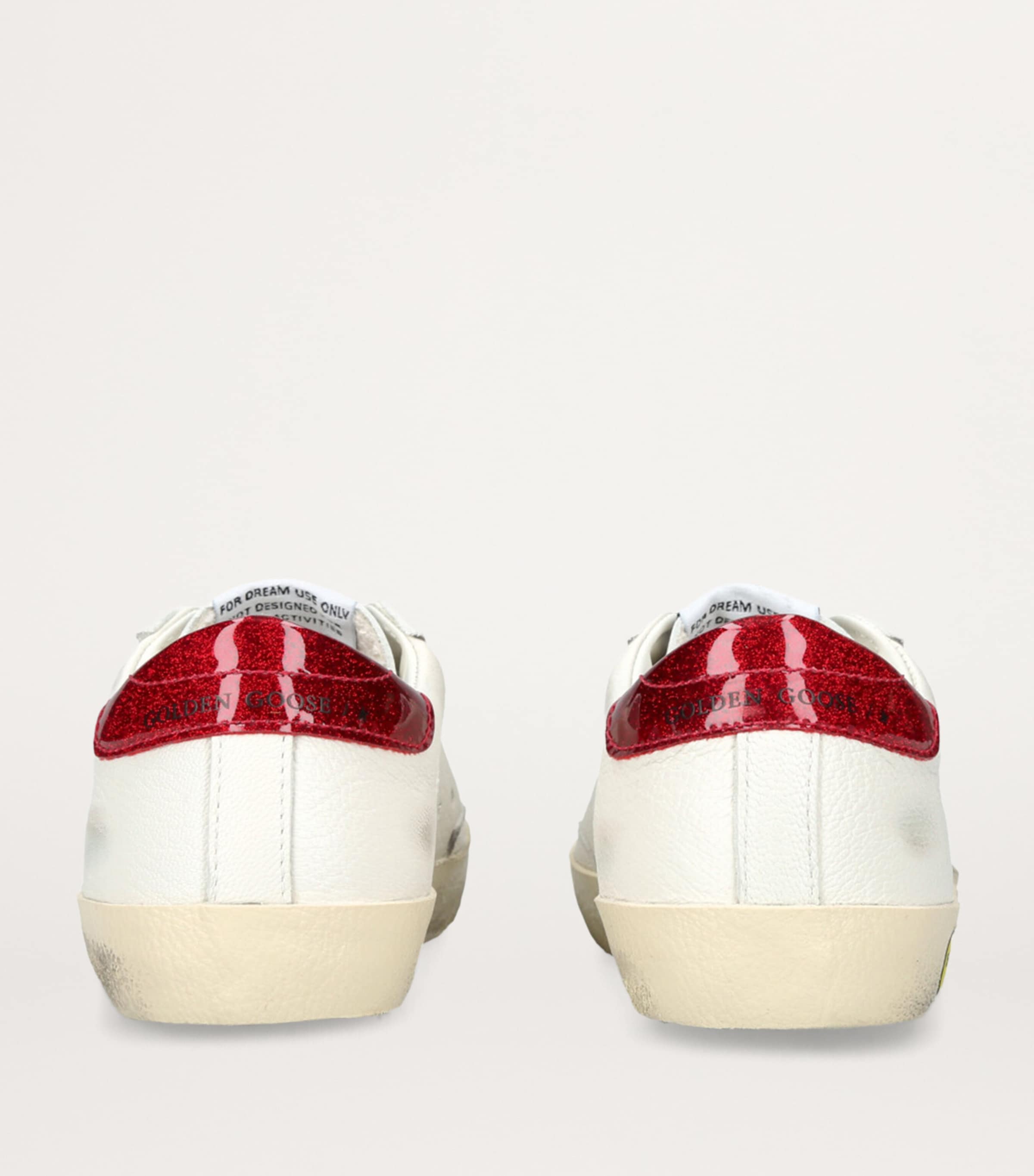 Leather Super-Star Sneakers WHITE/RED Image 2