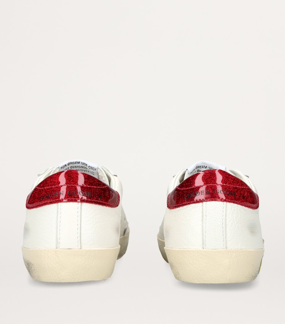Leather Super-Star Sneakers WHITE/RED Image 2