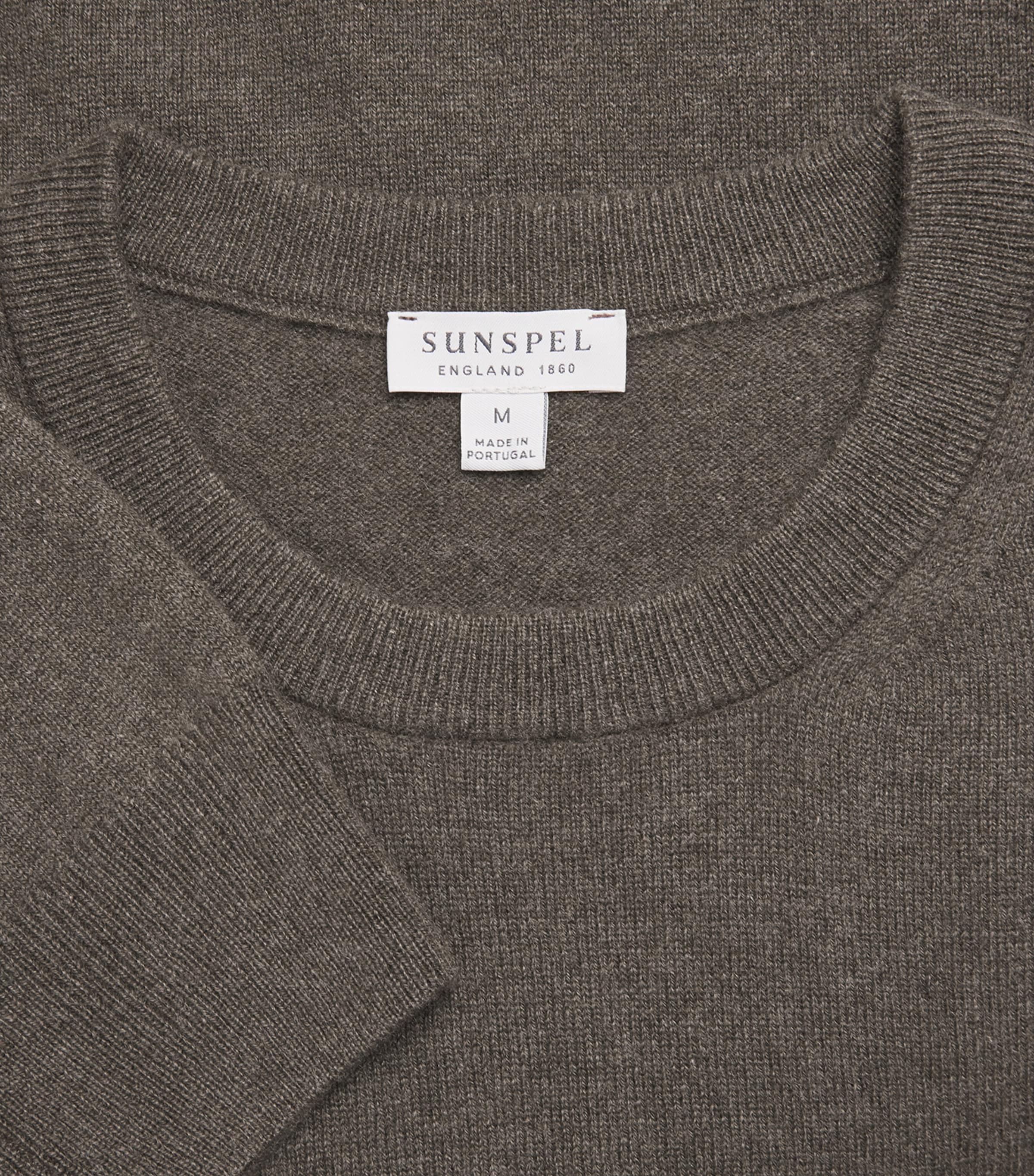 Cashmere Crew-Neck Sweater GNGY KHAKI24 Image 5