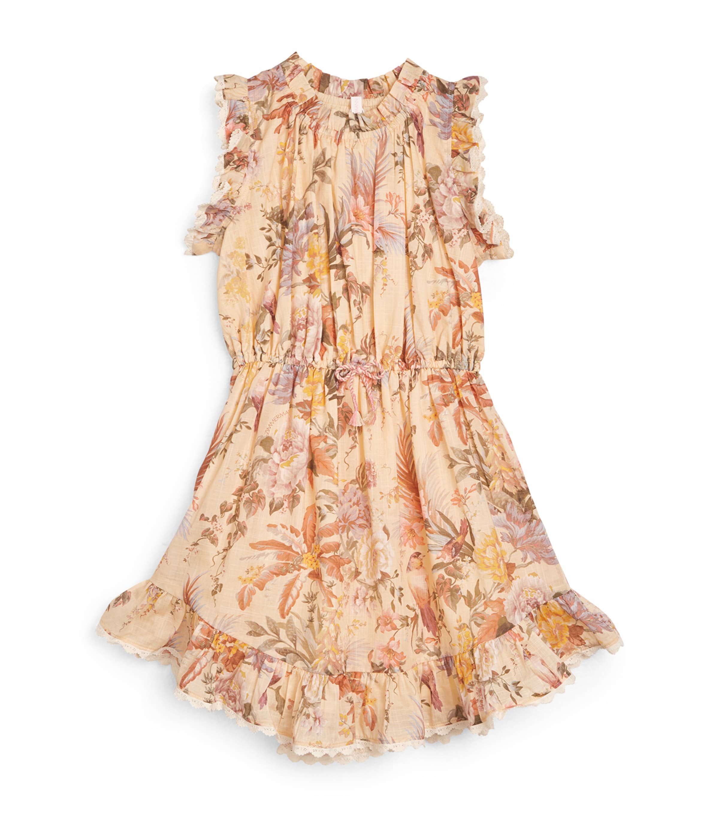 Shop Zimmermann Cotton Floral Tallow Dress