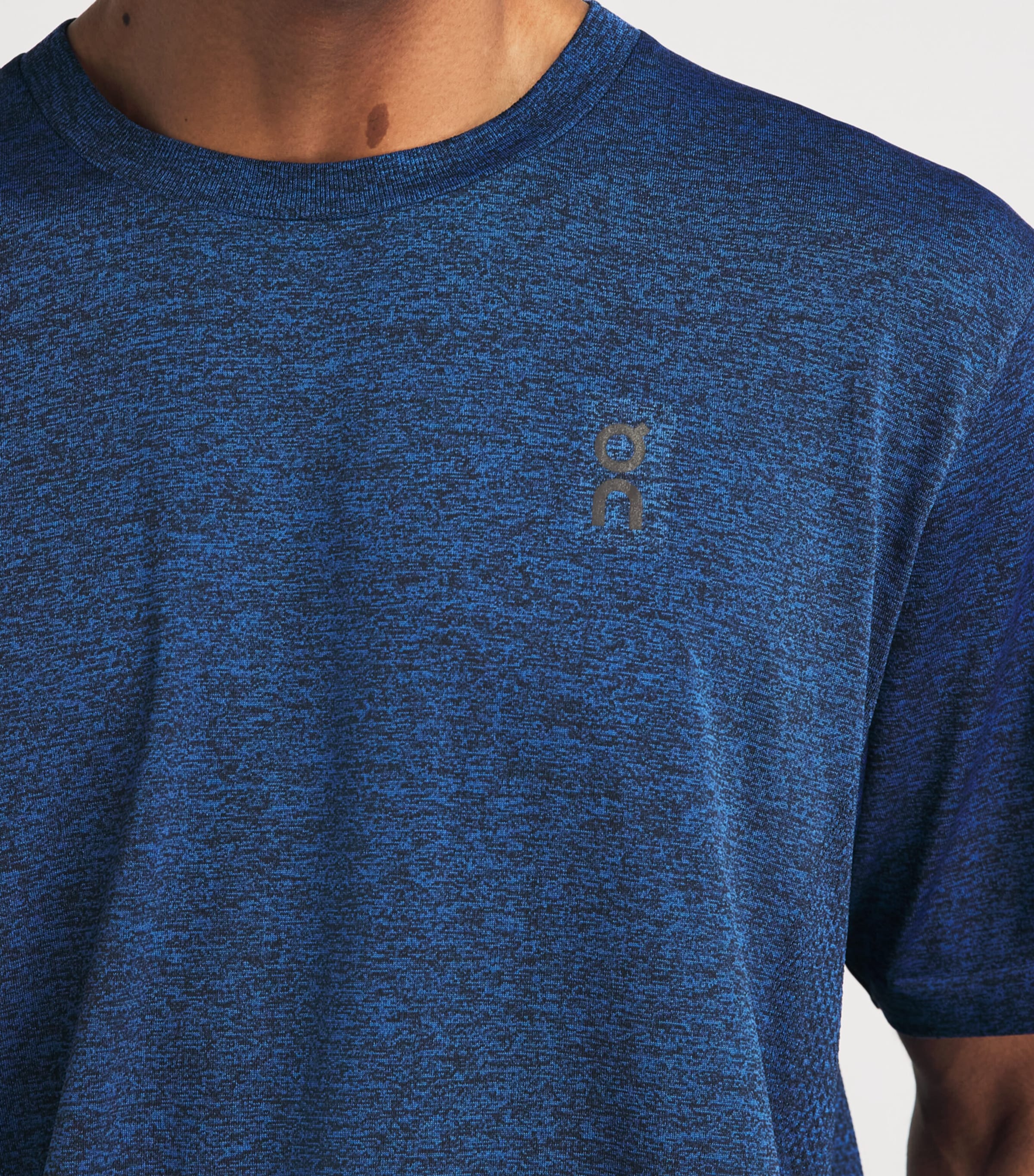 On Mens Train Flex T-Shirt Jay Heather Image 3